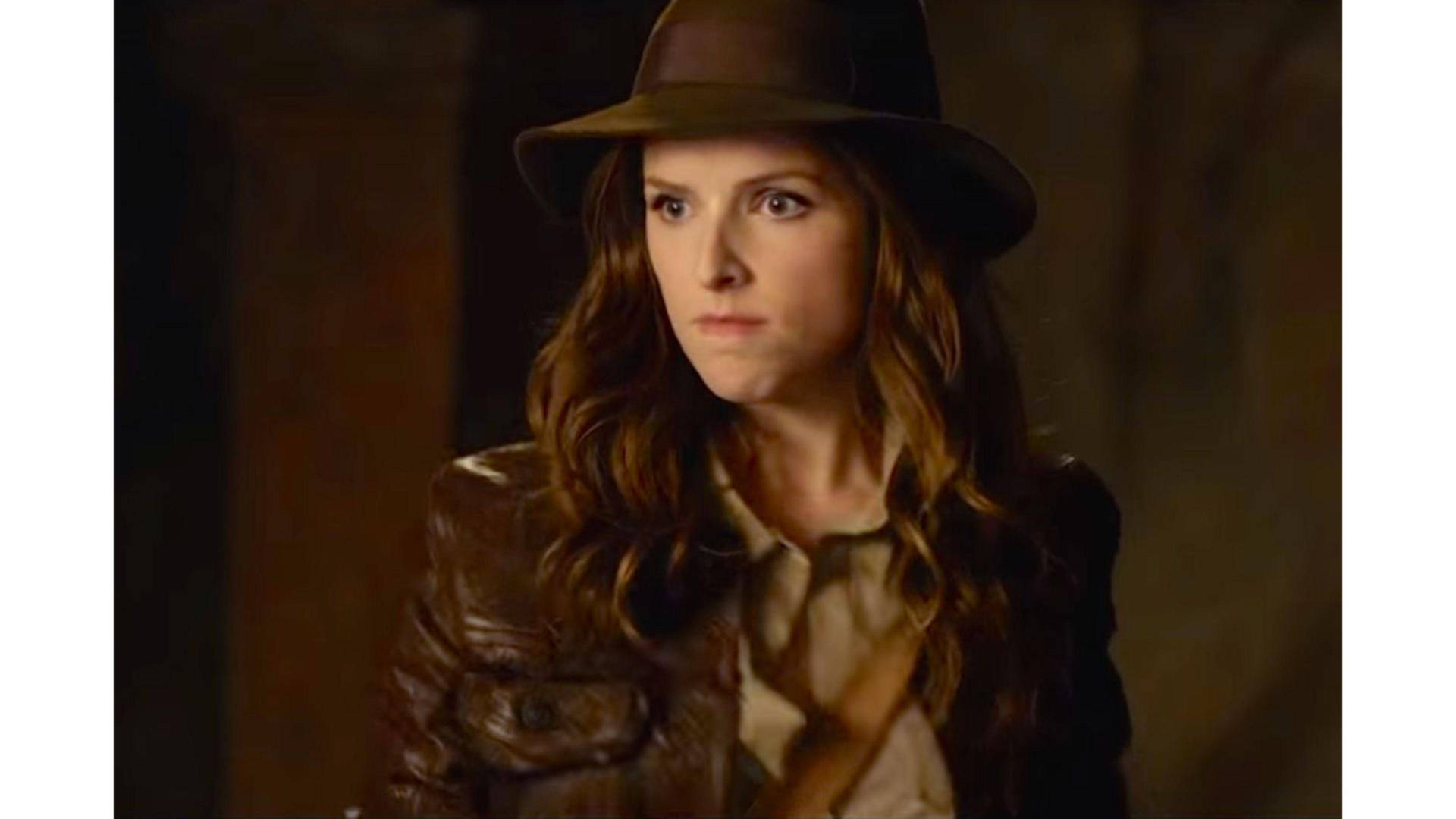 Hollywood Actress Anna Kendrick Indiana Jones Background