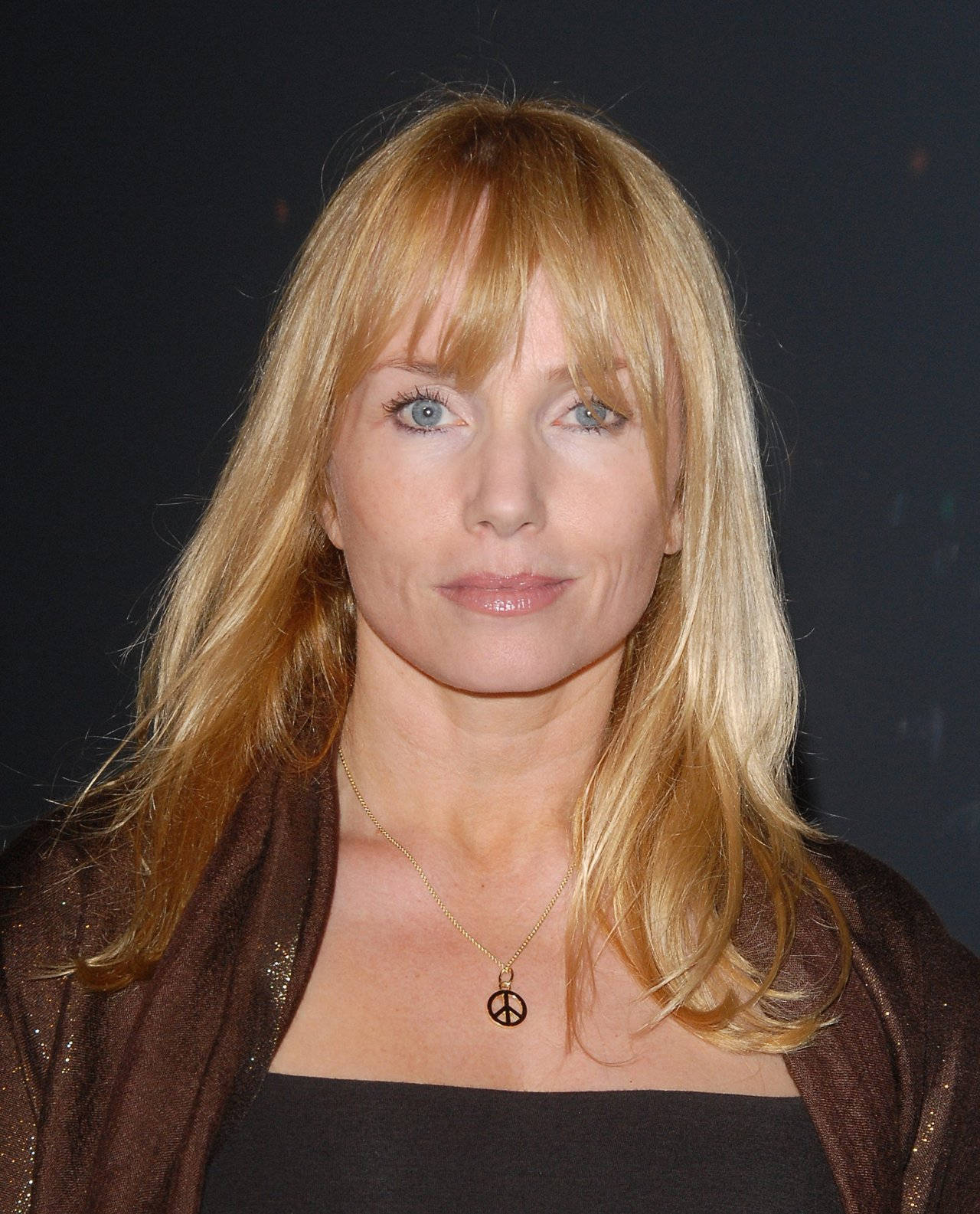 Hollywood Actress Rebecca De Mornay Portrait Background