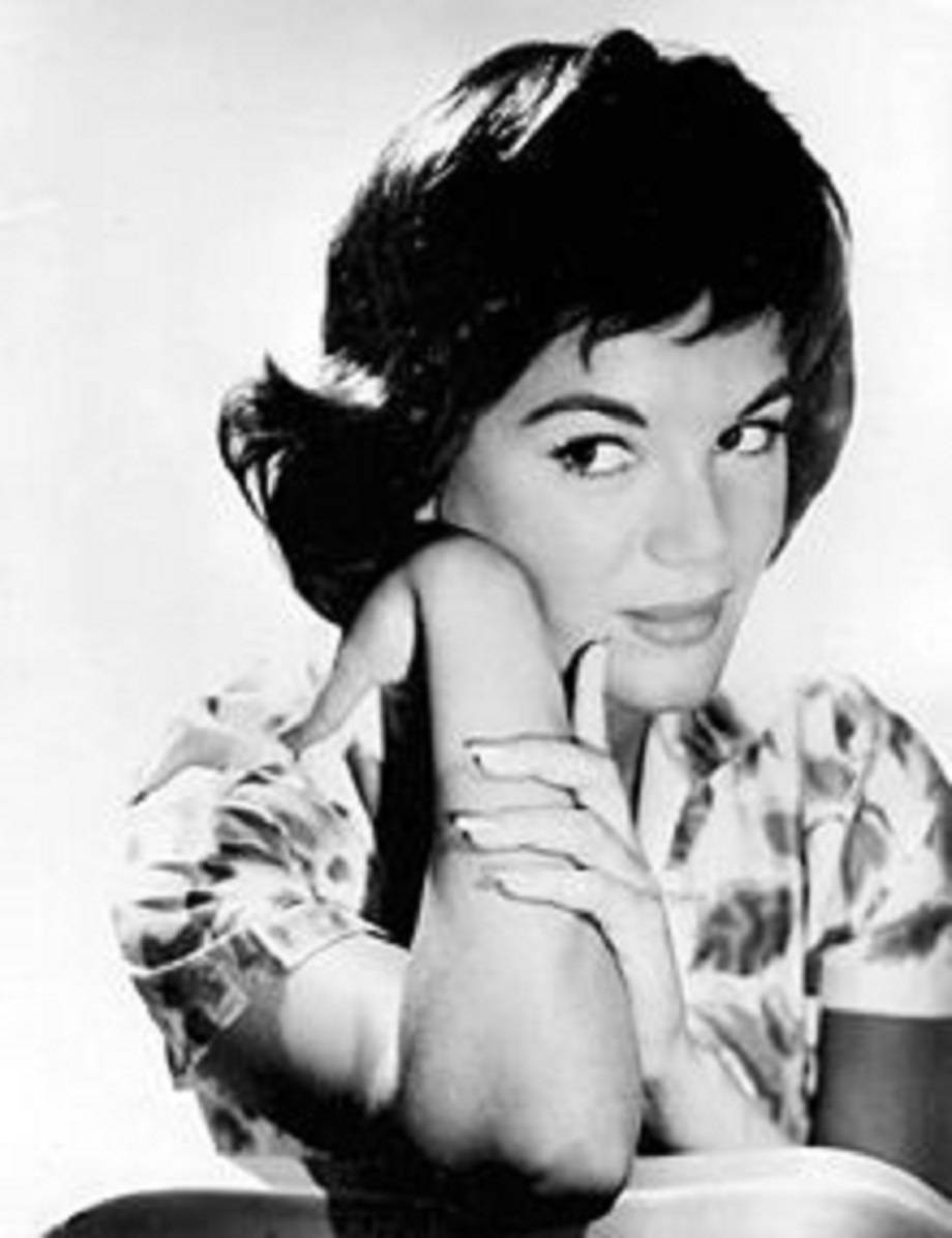 Hollywood Celebrity Connie Francis 1961 Portrait Background