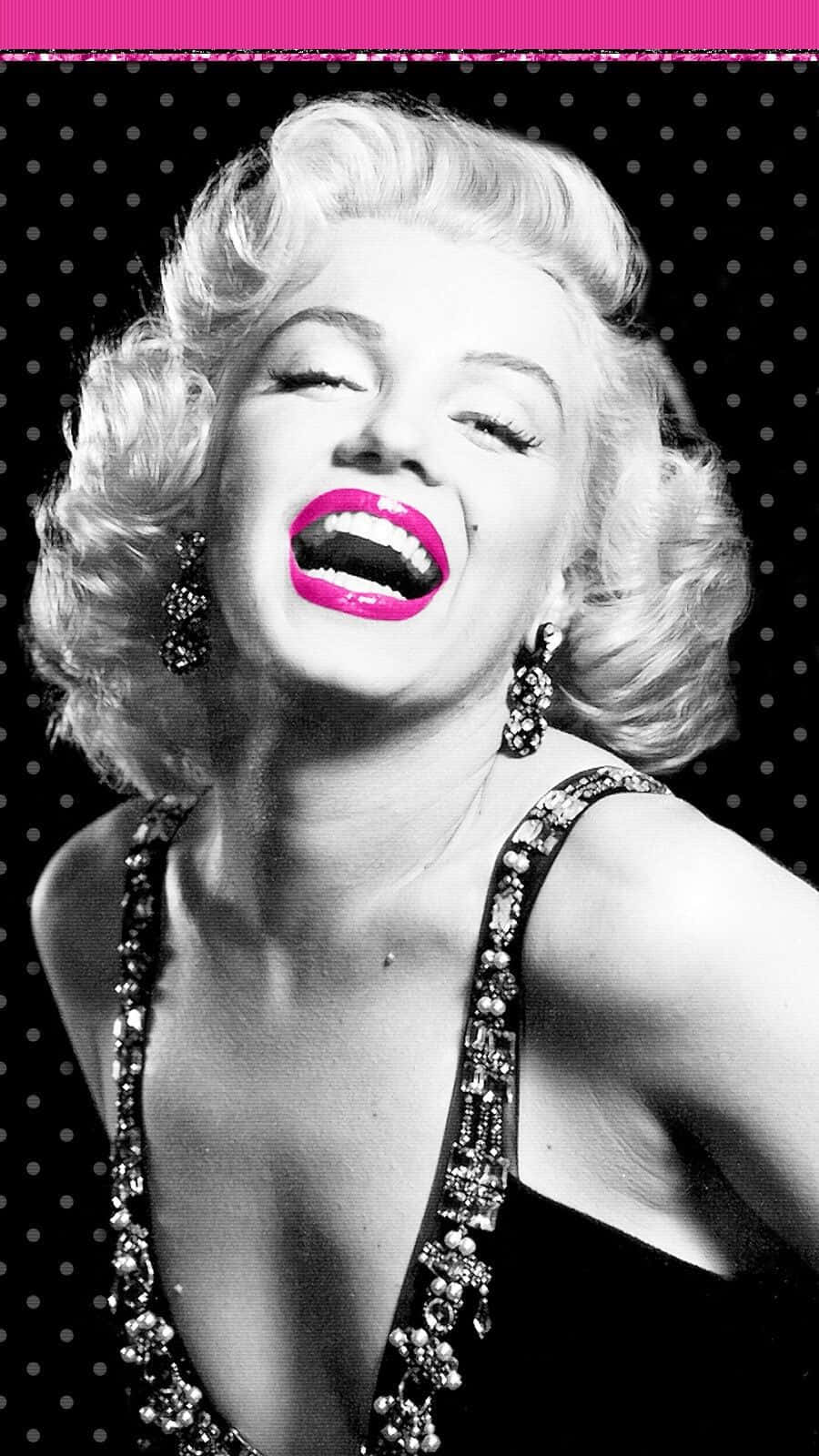 Hollywood Icon Marilyn Monroe's Eyes Adorn This Iphone