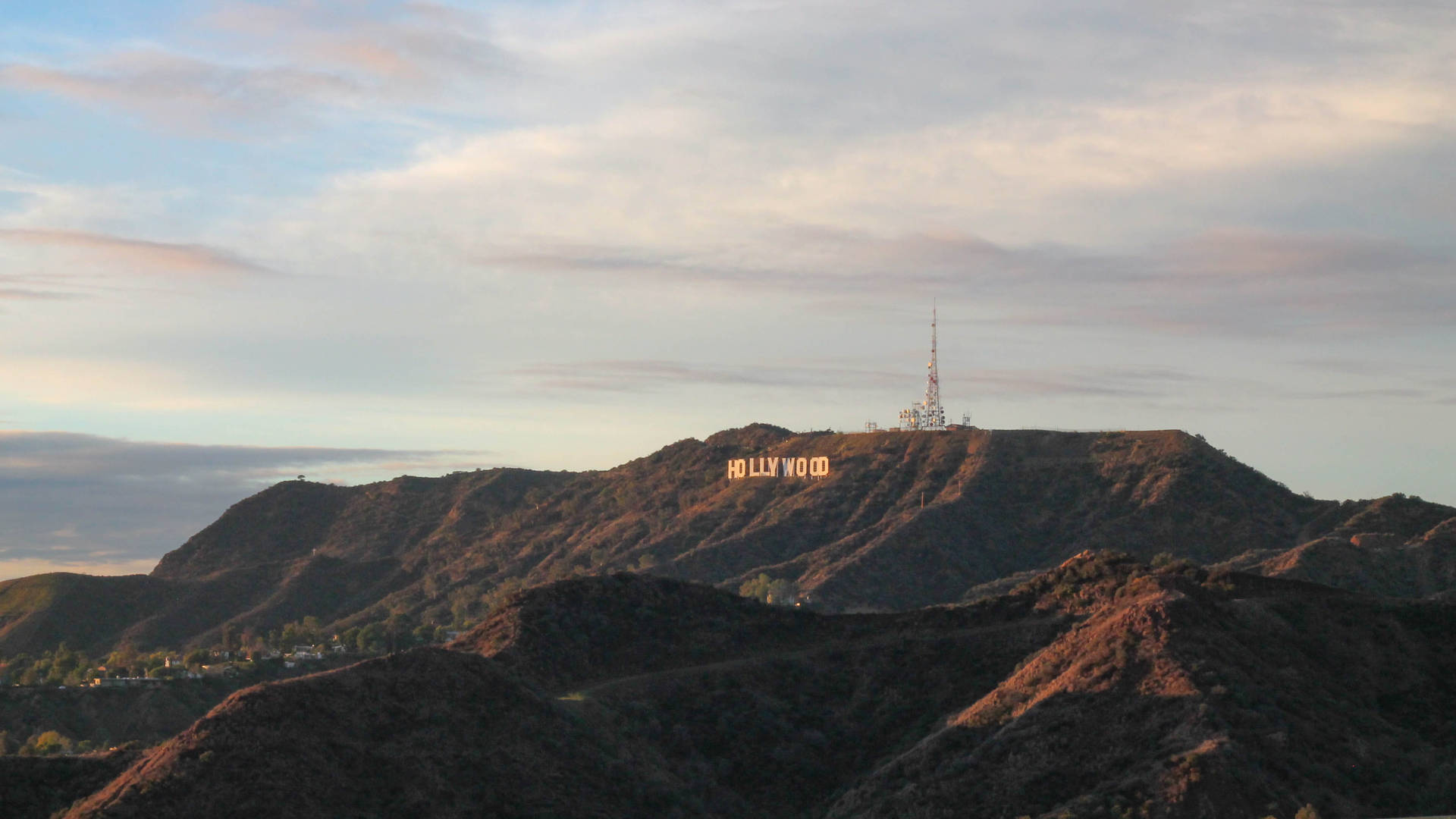 Hollywood On Sunset Background
