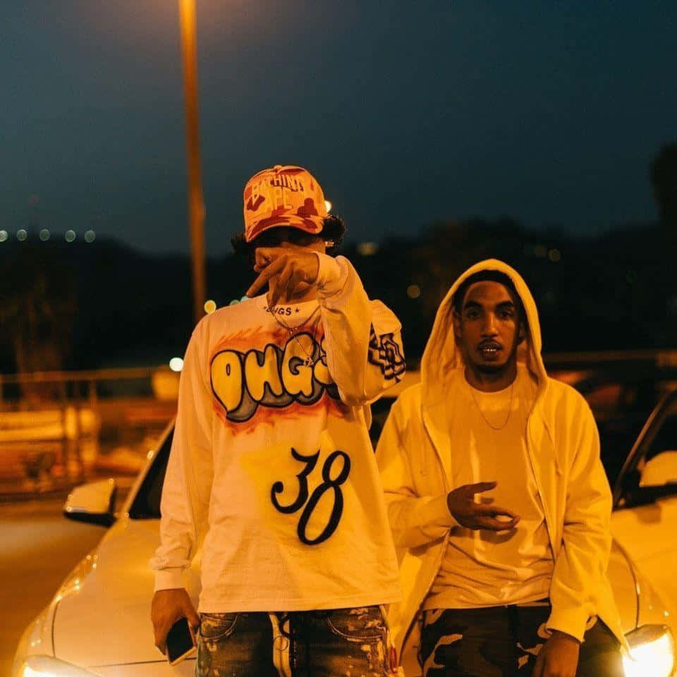 Hollywood Rap Group Shoreline Mafia Performing In Los Angeles Background