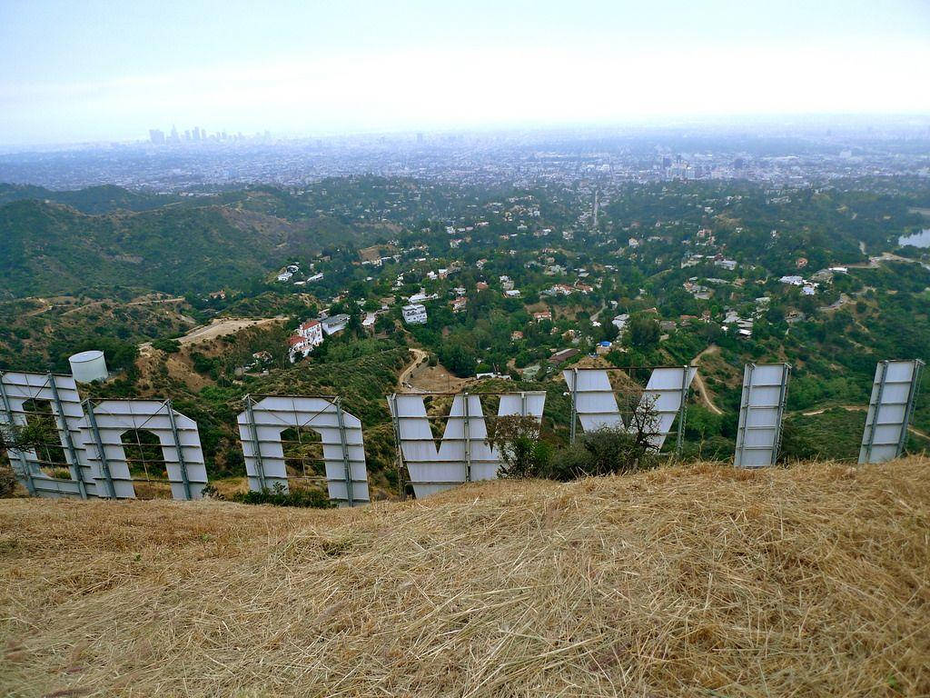 Hollywood Sign Back View