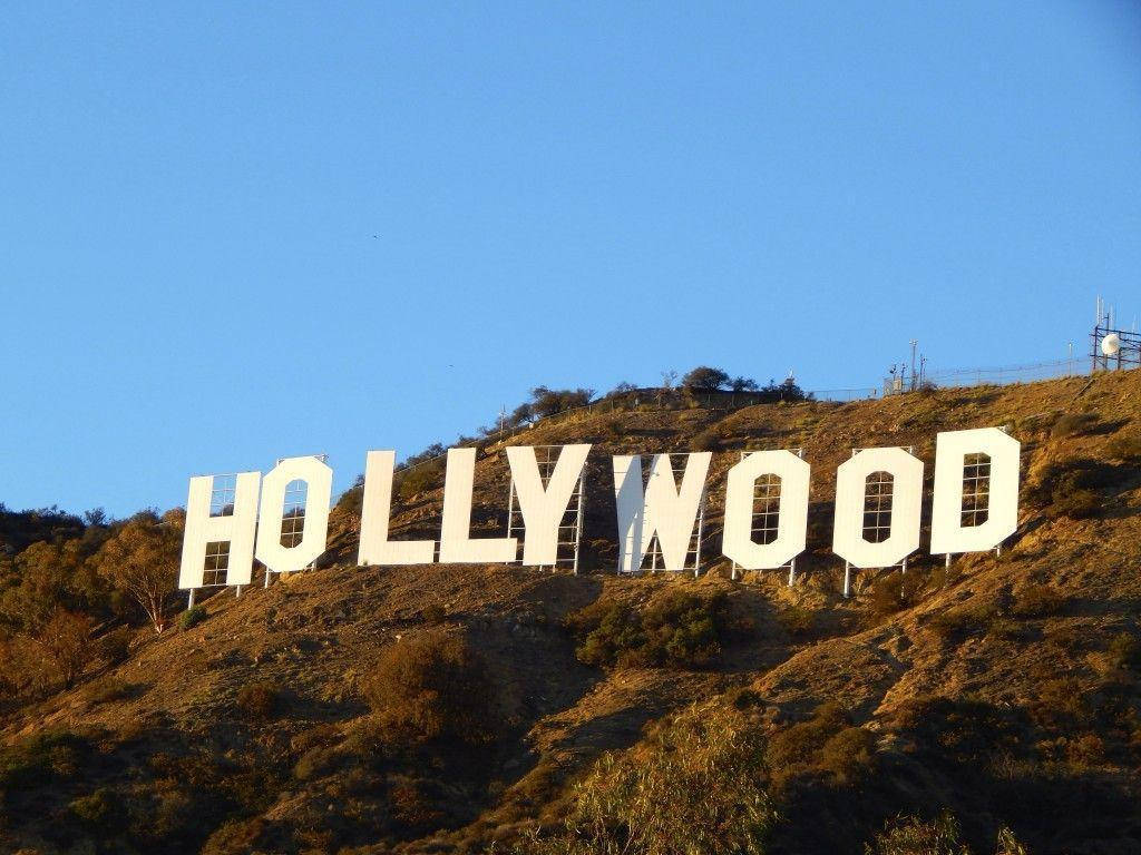 Hollywood Sign Clear Sky