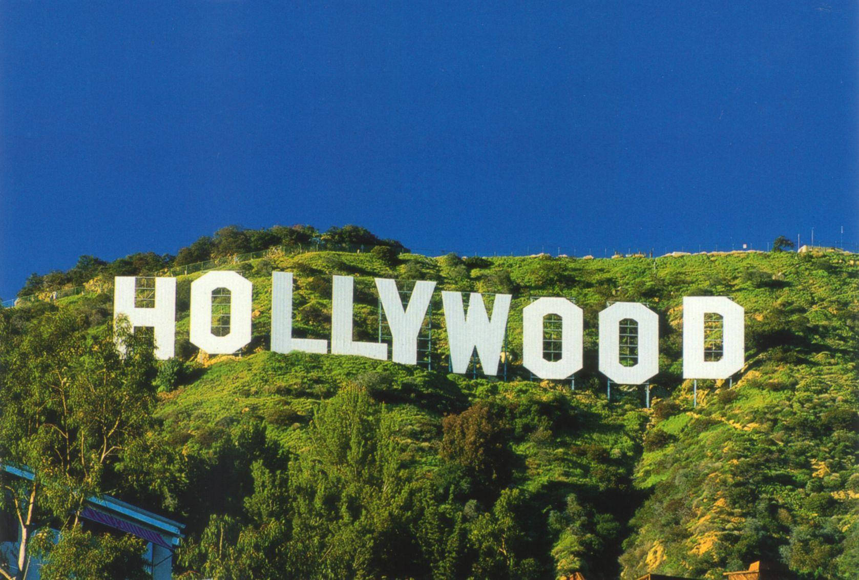 Hollywood Sign Grainy Hd