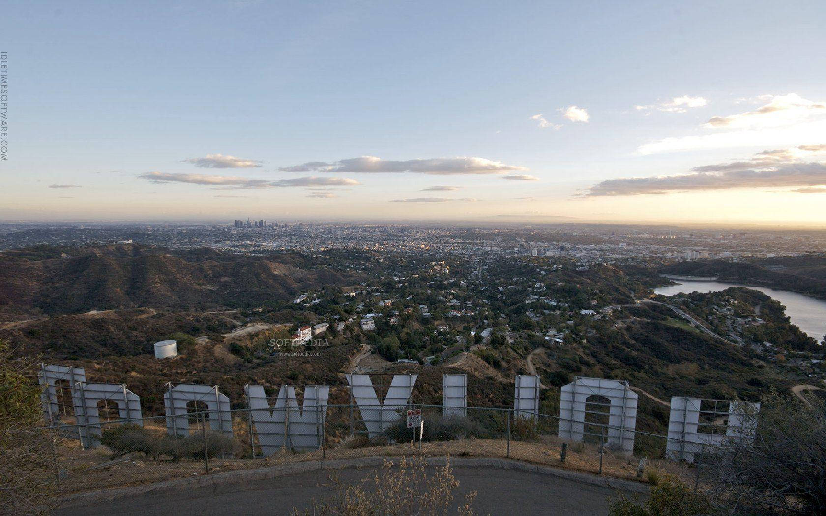 Hollywood Sign Mount Lee Perspective