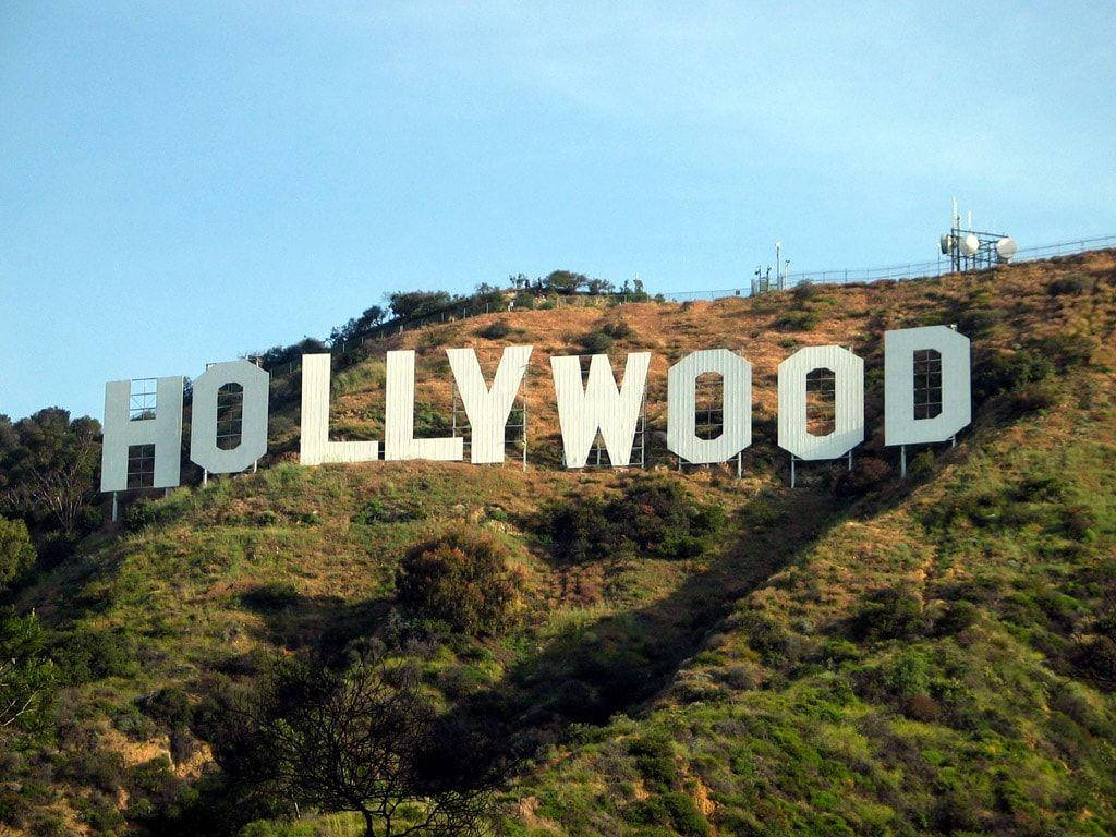 Hollywood Sign On A Sunny Day