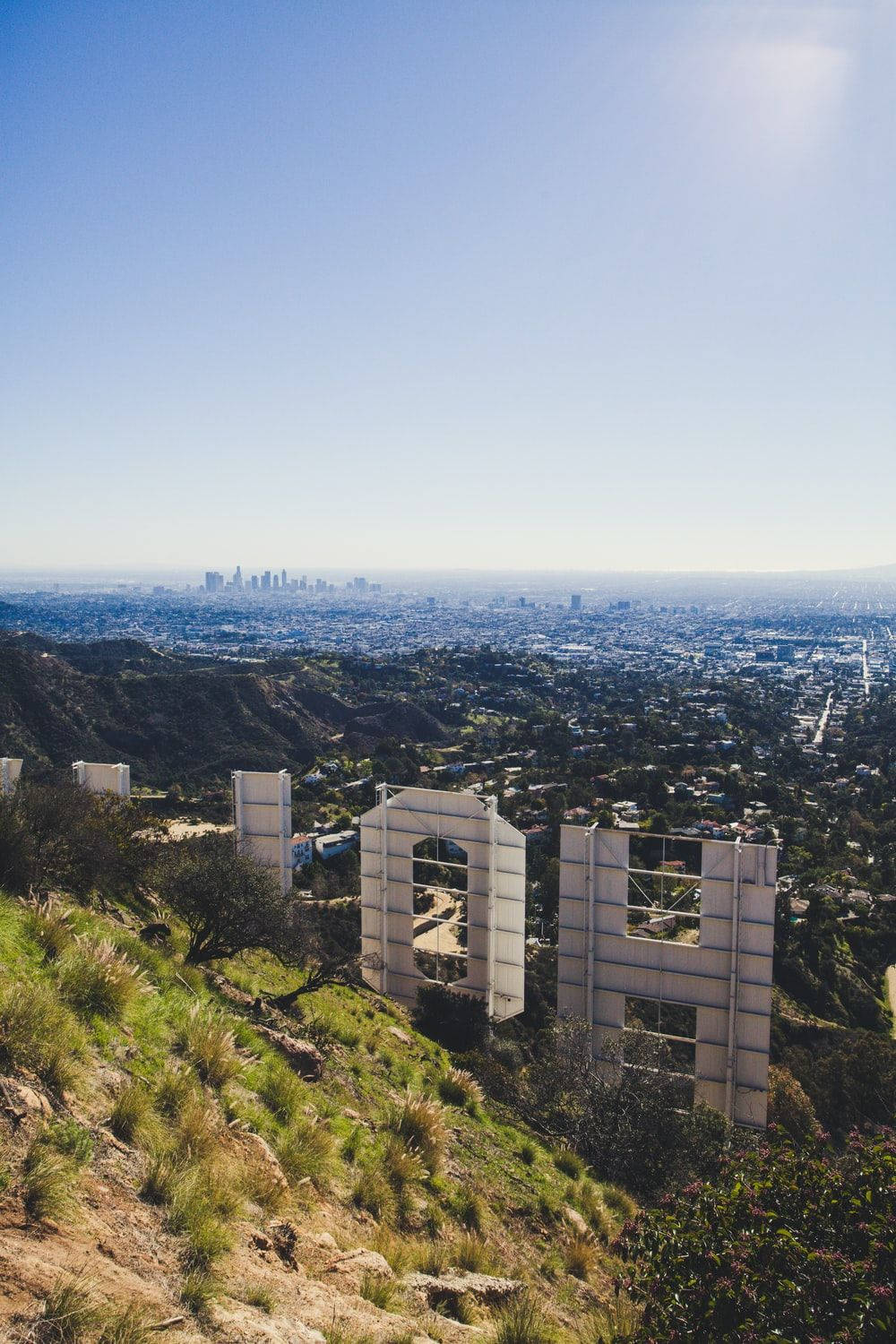 Hollywood Sign Scenery Background