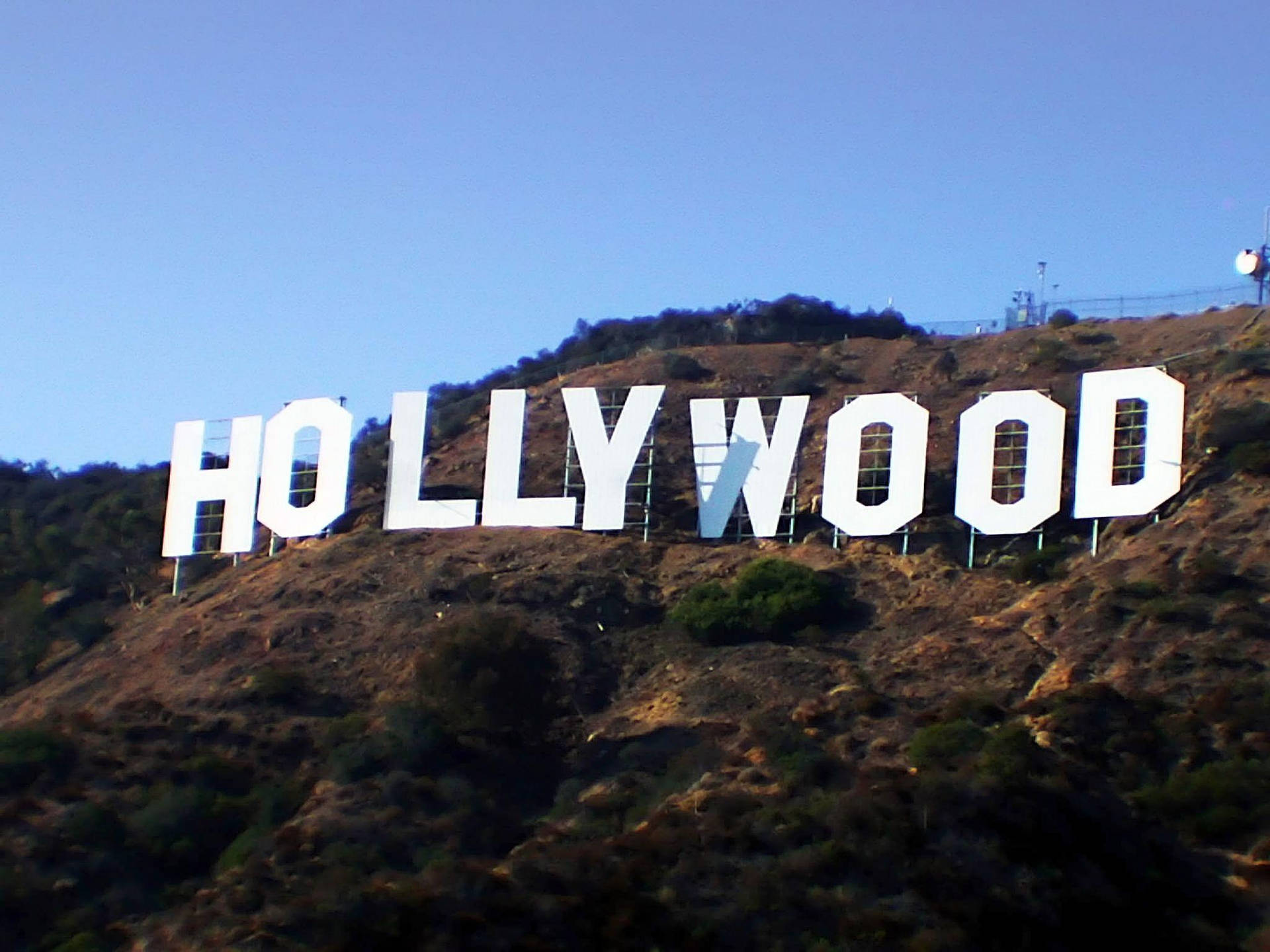 Hollywood Sign Shadows