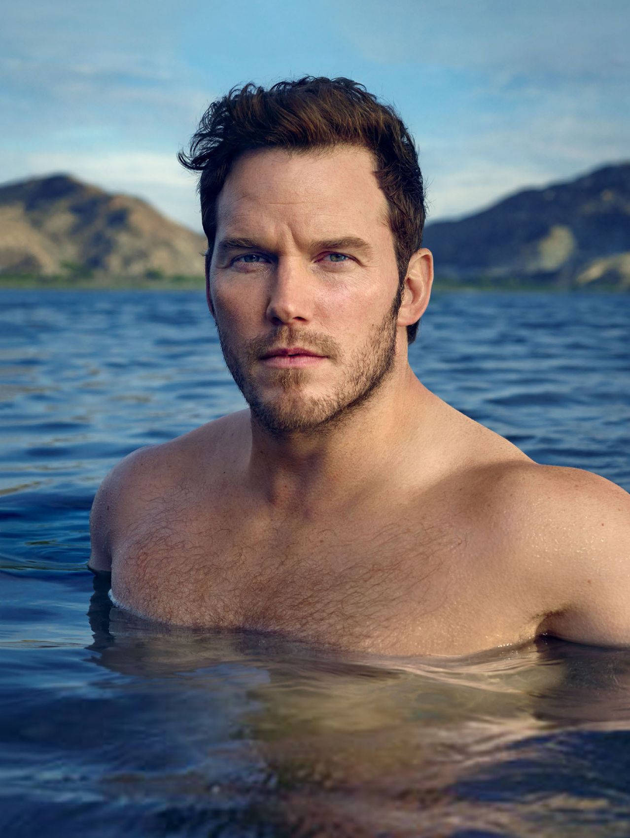 Hollywood Star Chris Pratt In A Pensive Moment Background