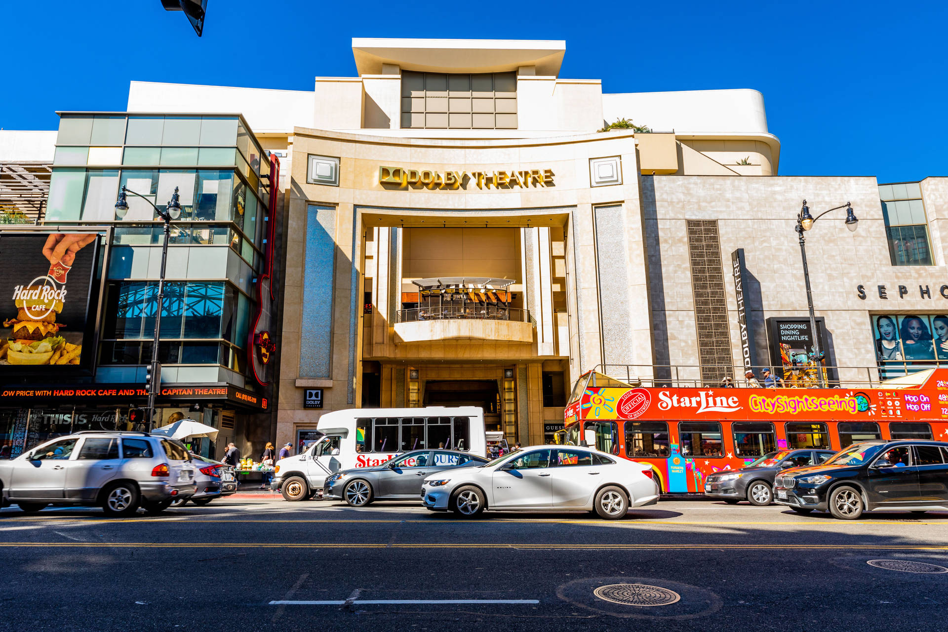 Hollywood Street Dolby Theatre Background