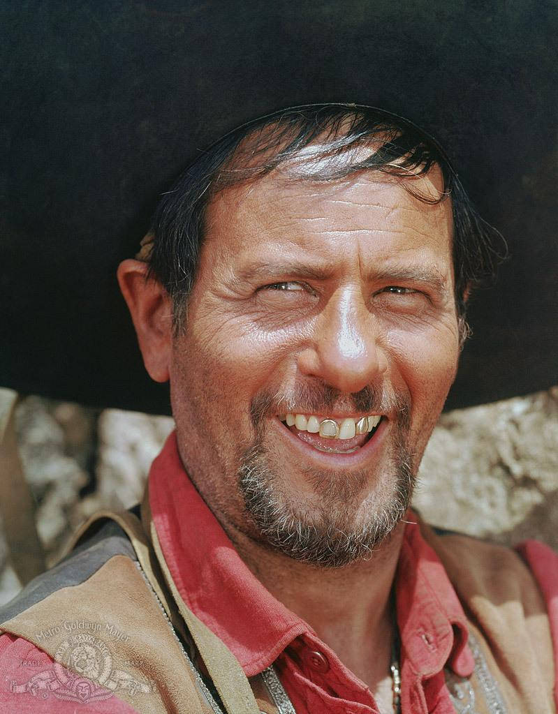 Hollywood Veteran Eli Wallach In Classic Pose