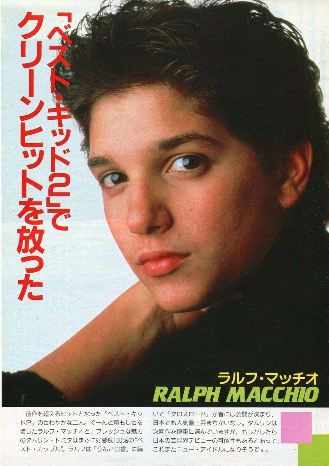 Hollywood Veteran Ralph Macchio Radiates Charm Background