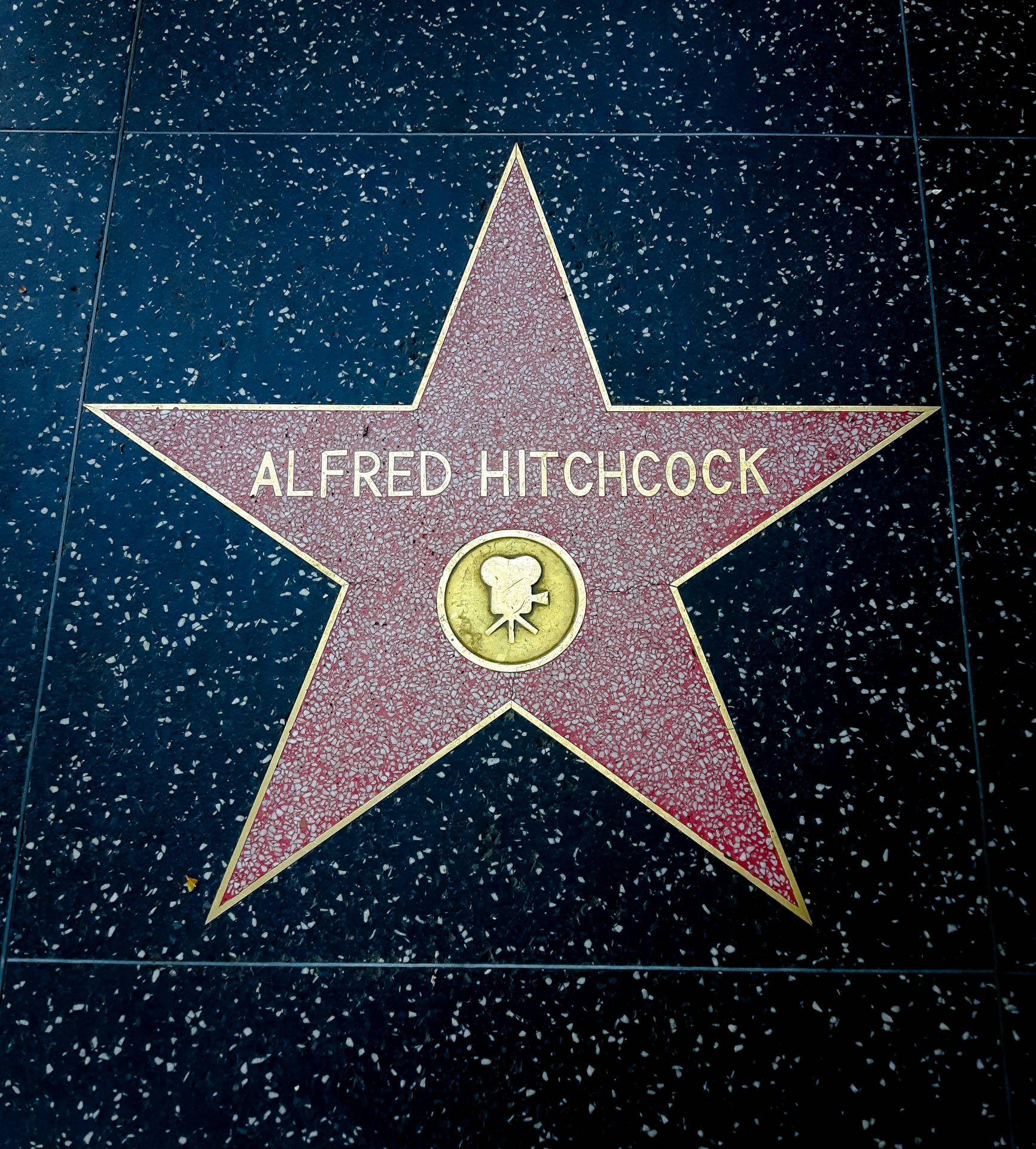 Hollywood Walk Of Fame Alfred Hitchcock Background