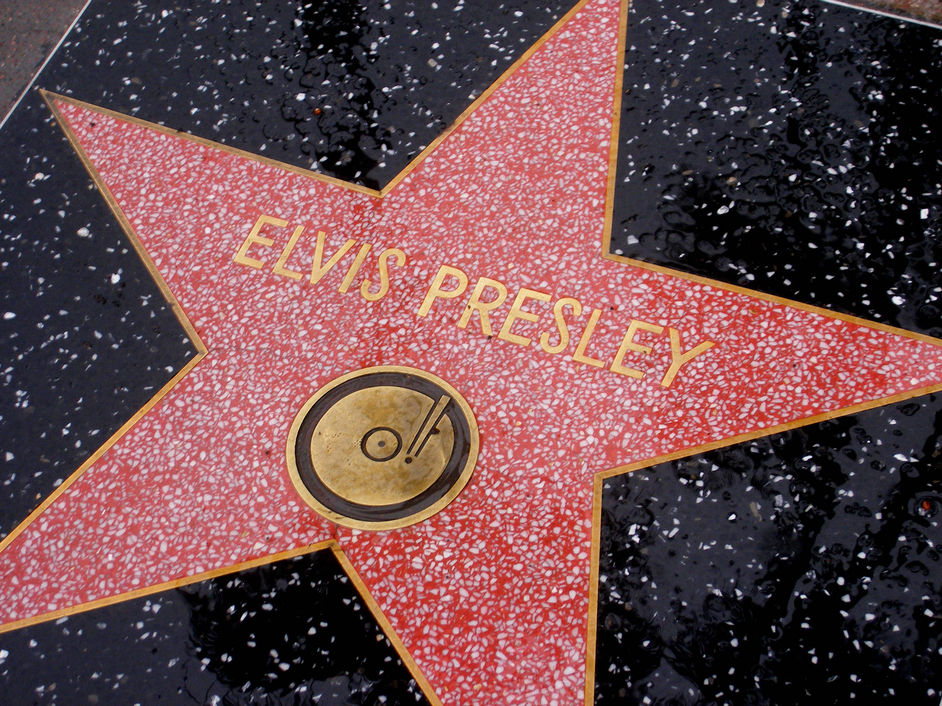Hollywood Walk Of Fame Elvis Presley Background