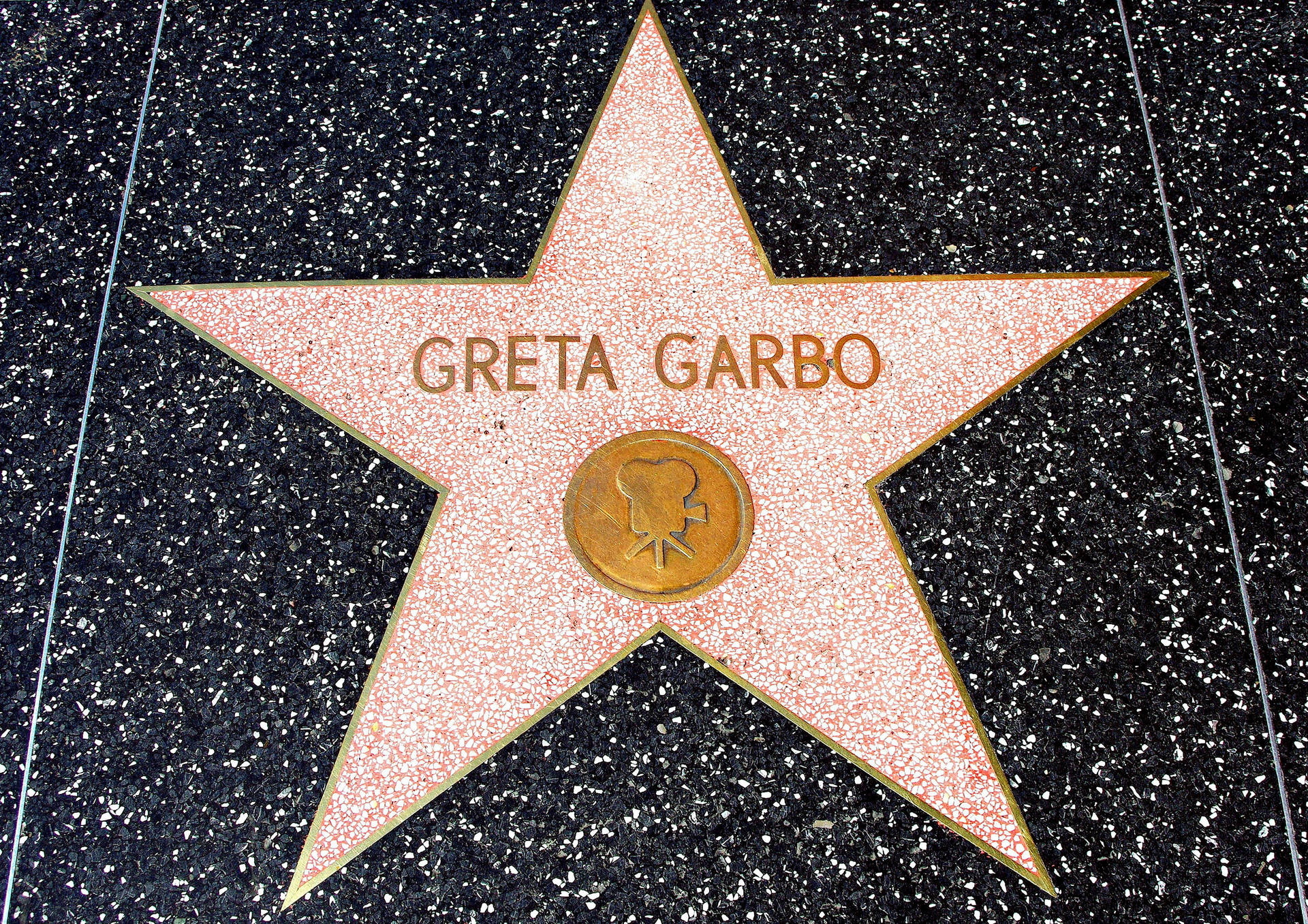 Hollywood Walk Of Fame Greta Garbo Background