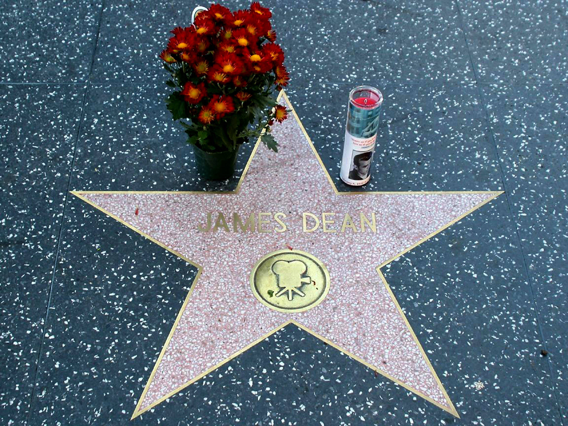 Hollywood Walk Of Fame James Dean Background