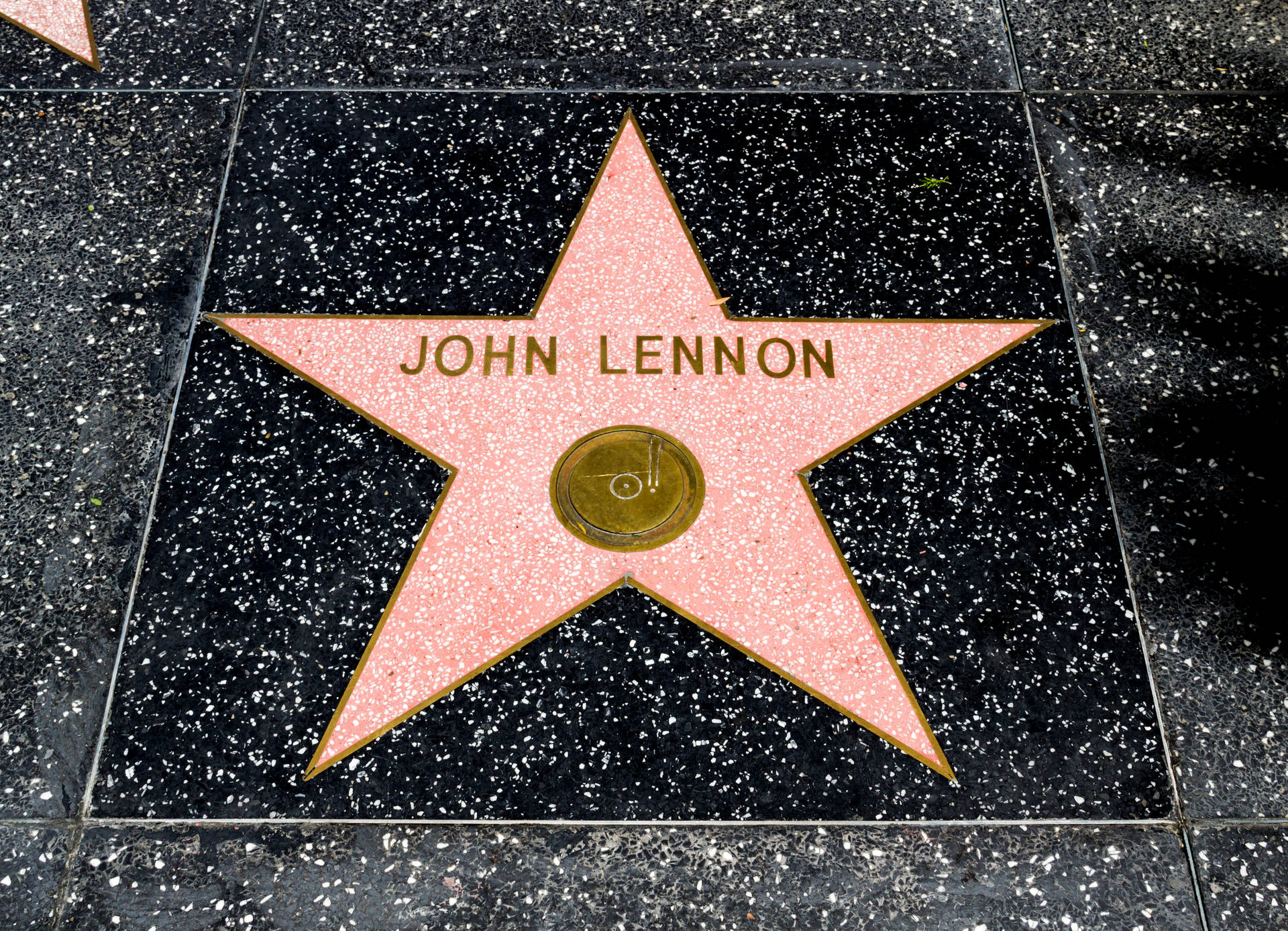 Hollywood Walk Of Fame John Lennon Background