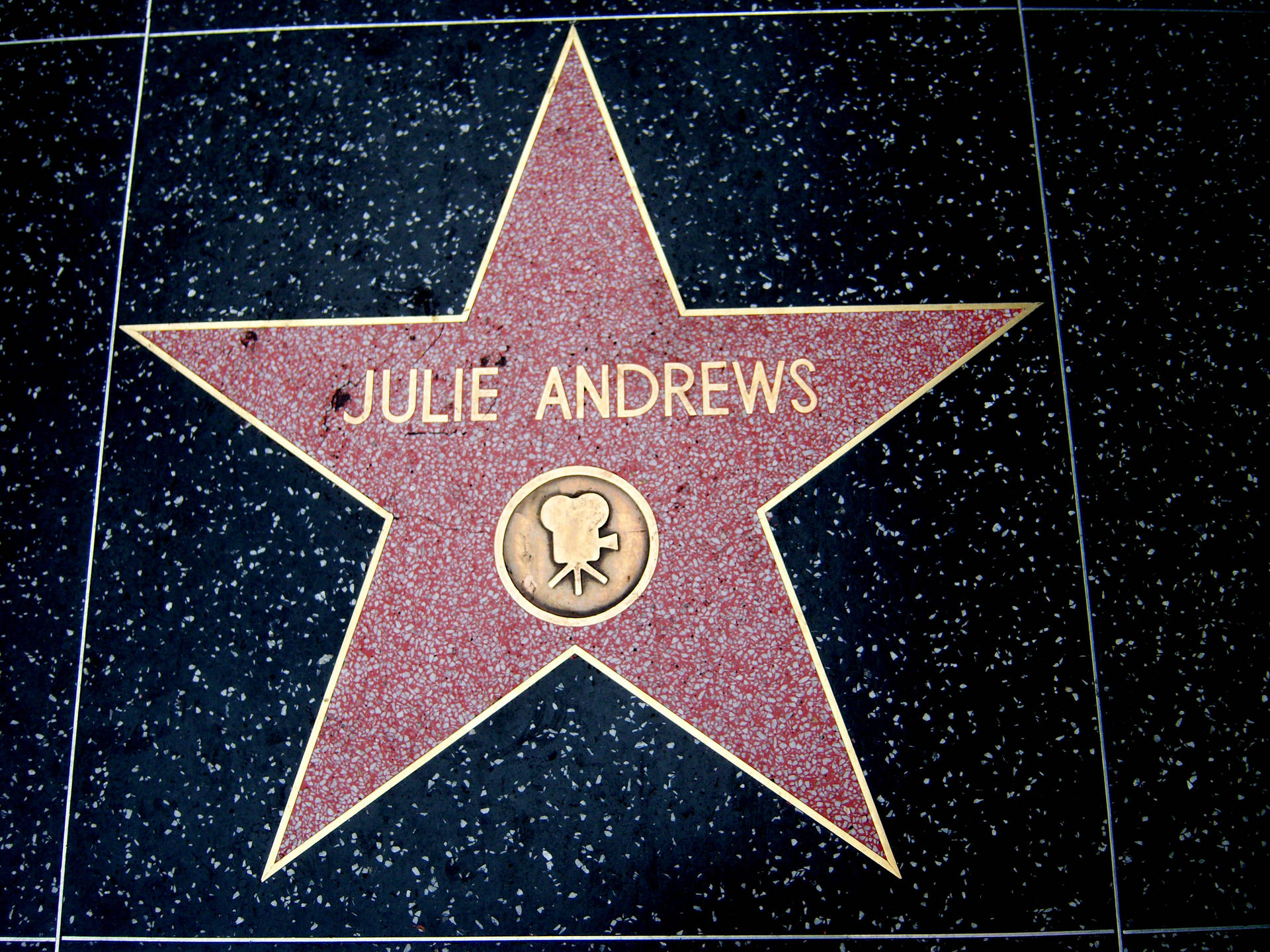 Hollywood Walk Of Fame Julie Andrews Background