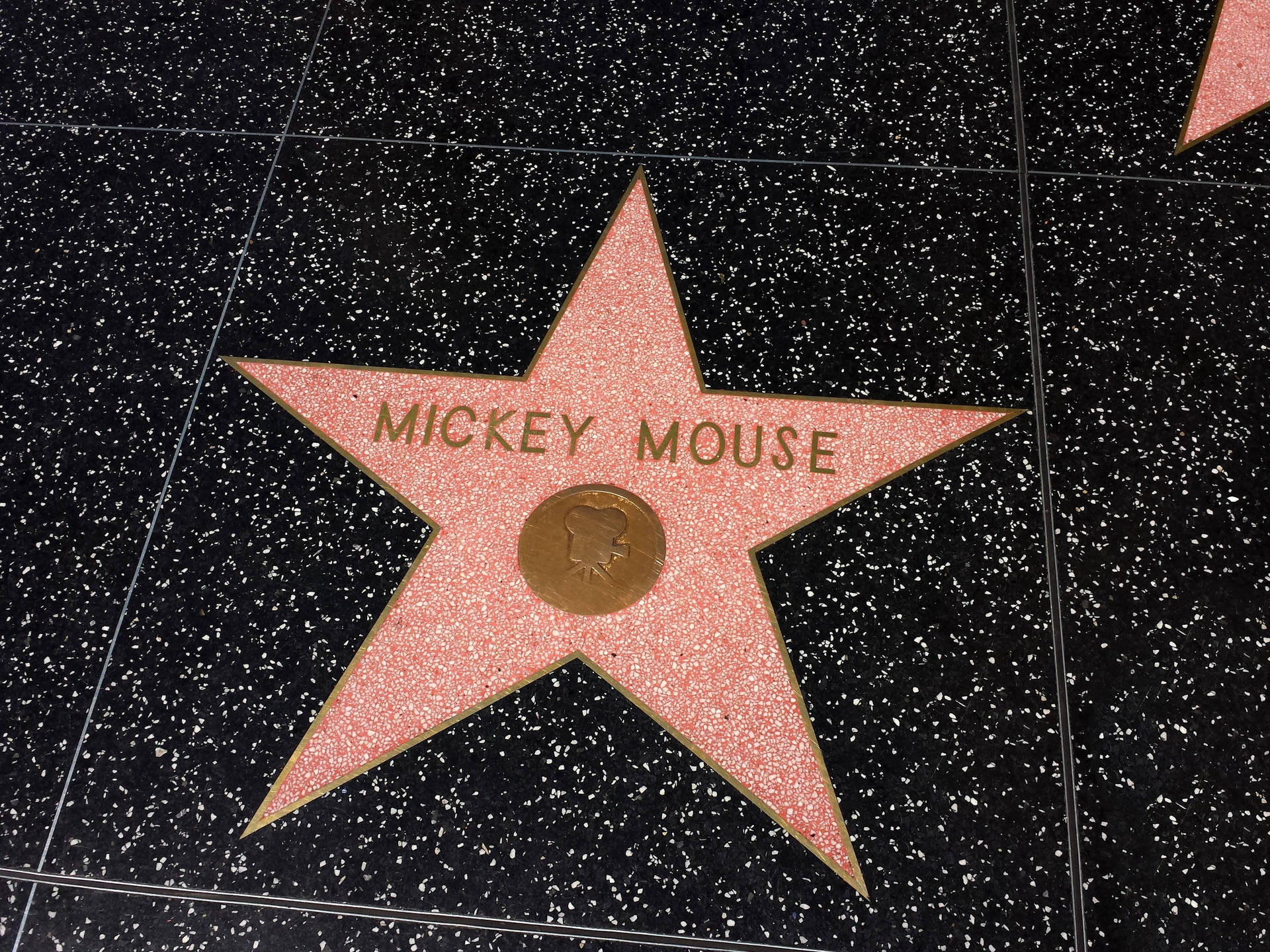 Hollywood Walk Of Fame Mickey Mouse