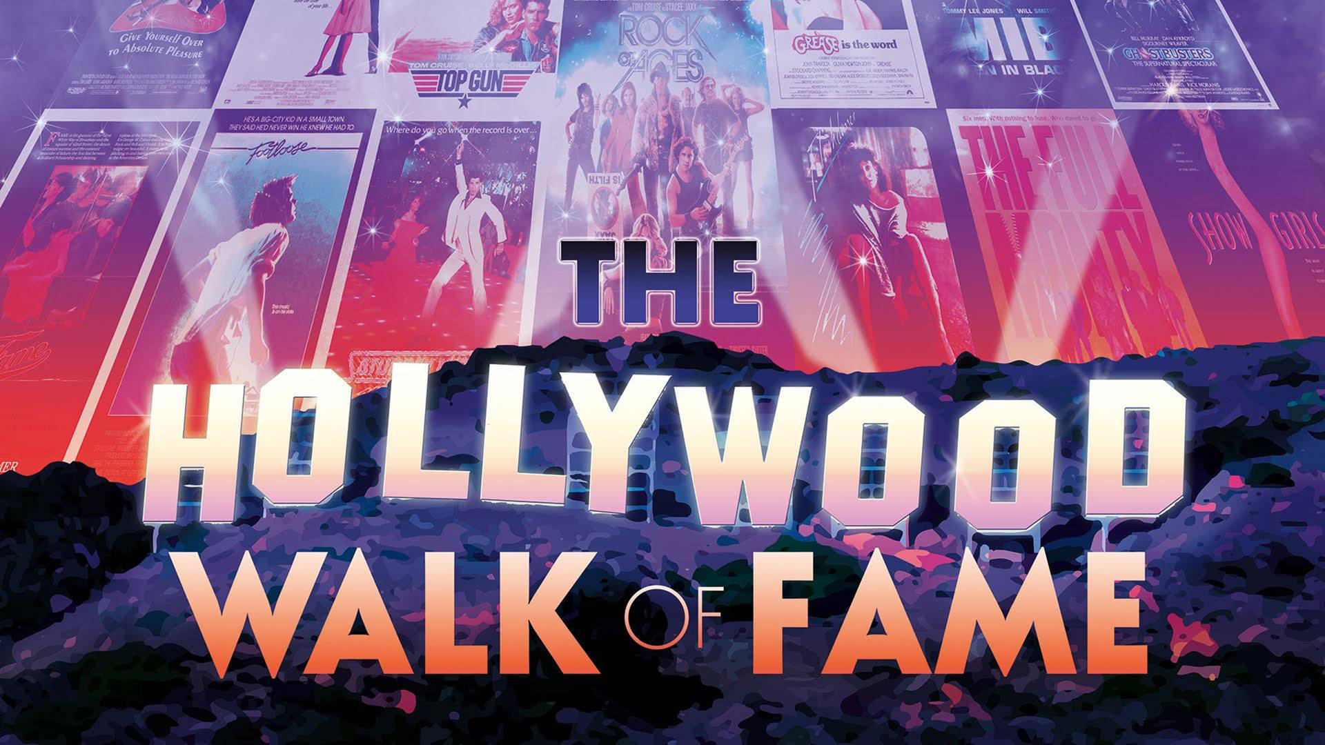 Hollywood Walk Of Fame Poster Background