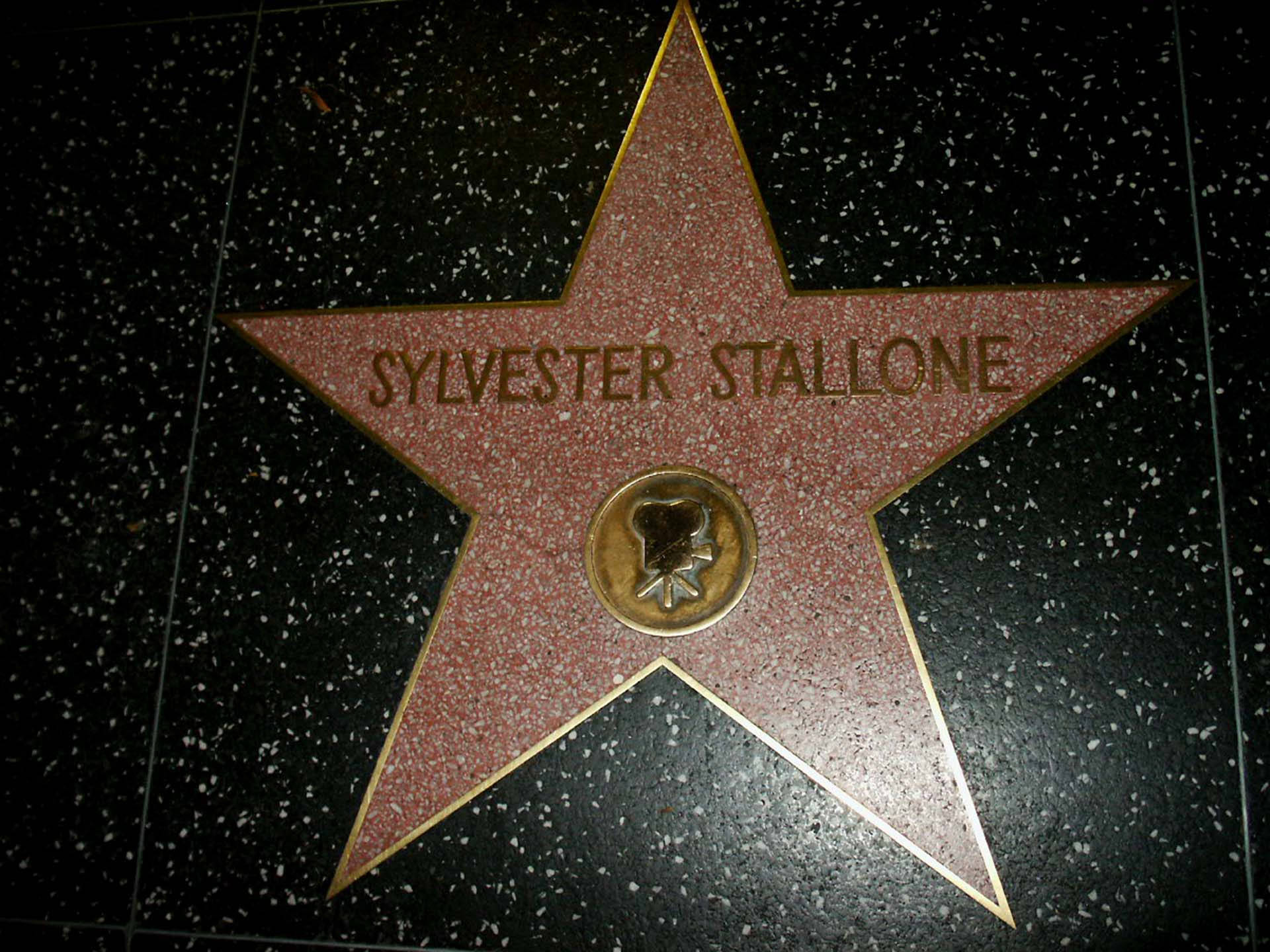 Hollywood Walk Of Fame Sylvester Stallone Background