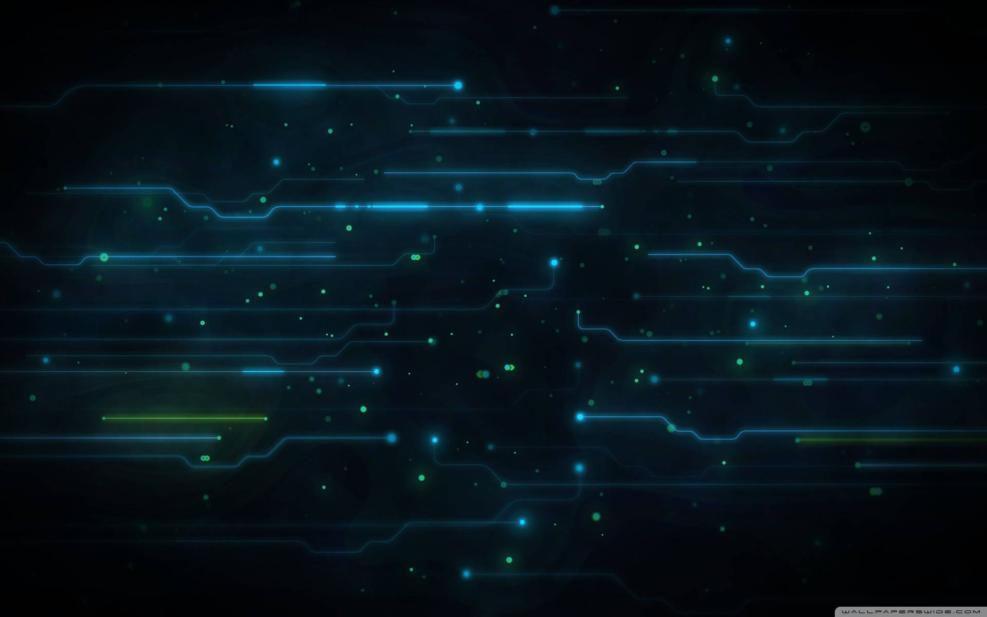 Holographic Circuit Board Background