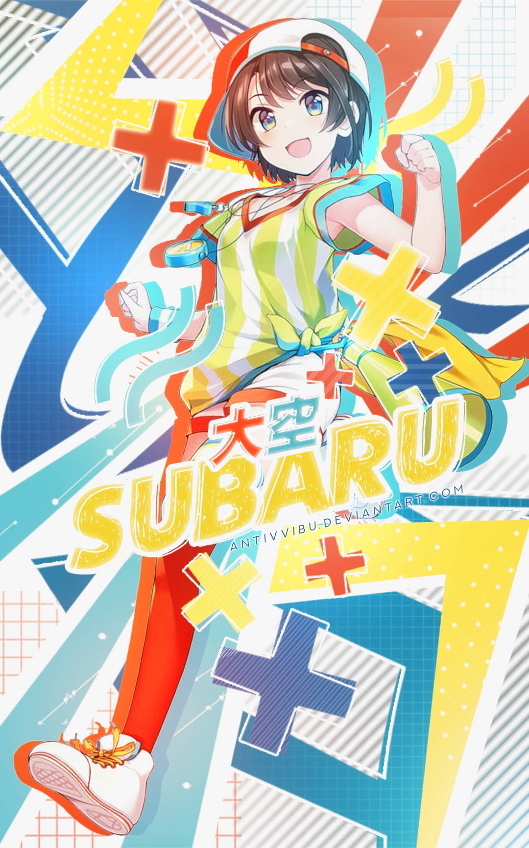 Hololive's Subaru Poster Background