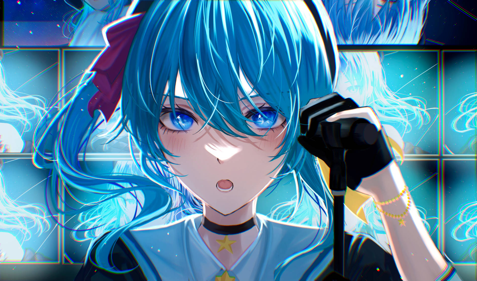 Hololive Virtual Youtuber Hoshimachi Suisei Background