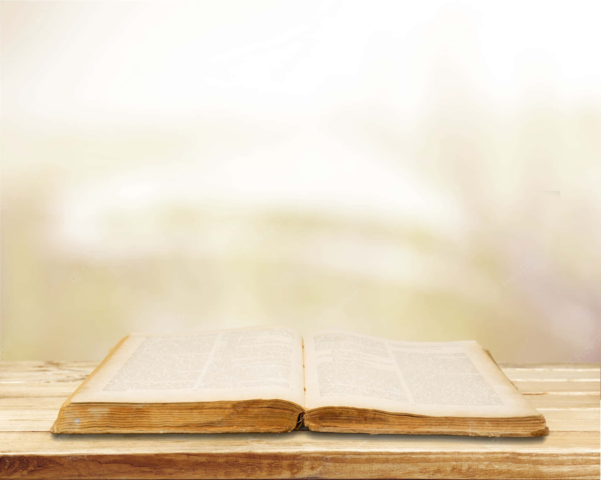 Holy Bible In Vintage Scene Background