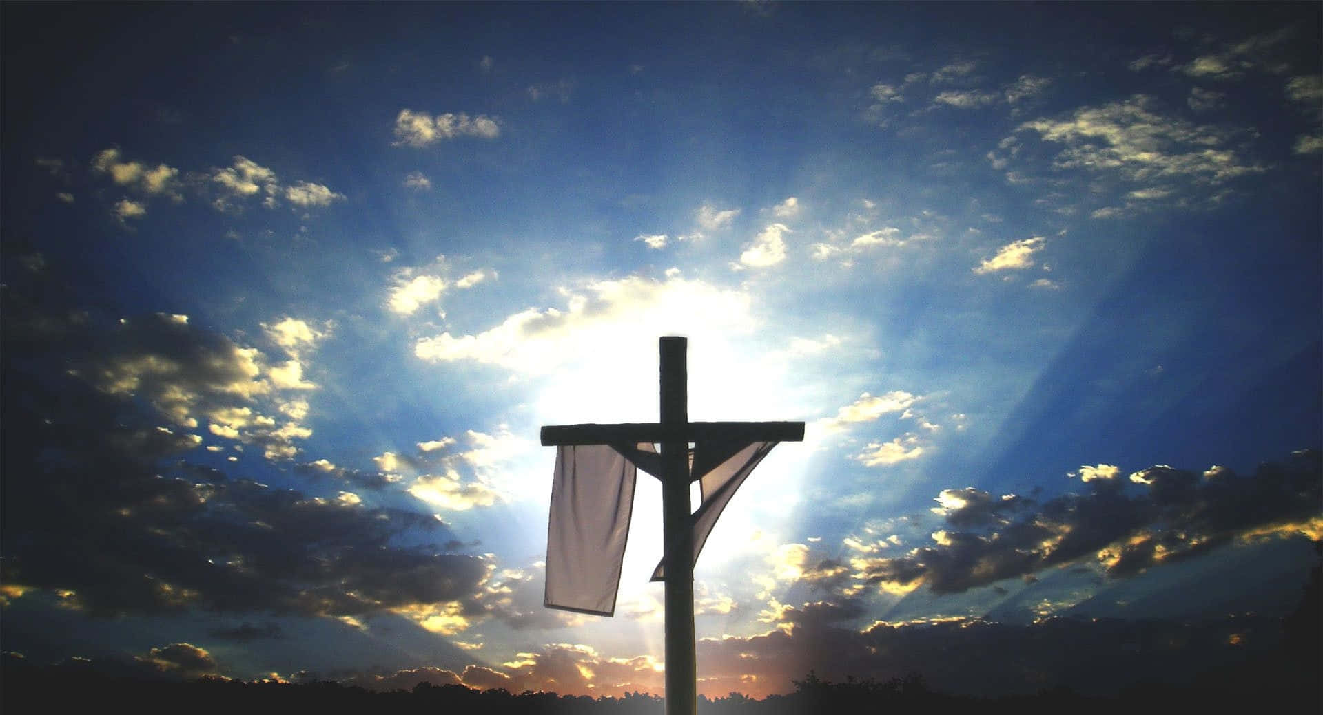 Holy Cross Religious Easter Background