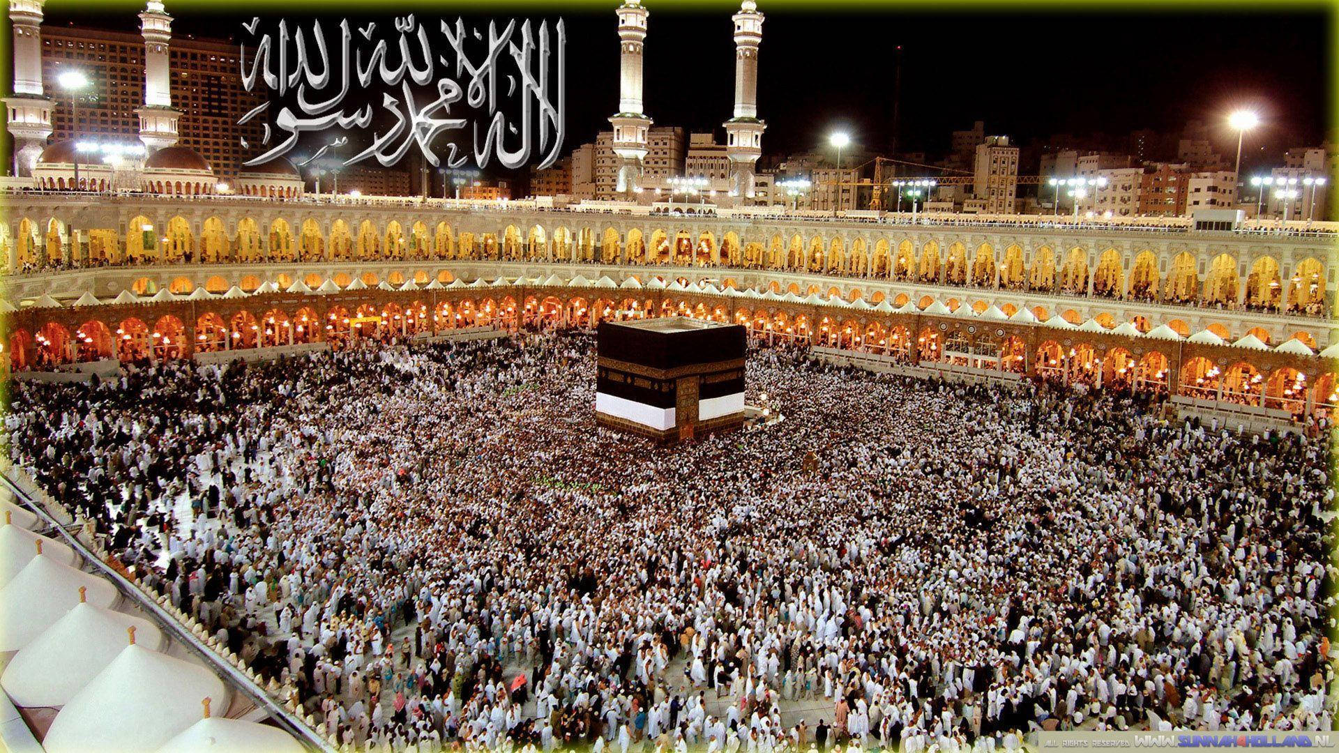 Holy Kaaba Pilgrims Makkah Hd