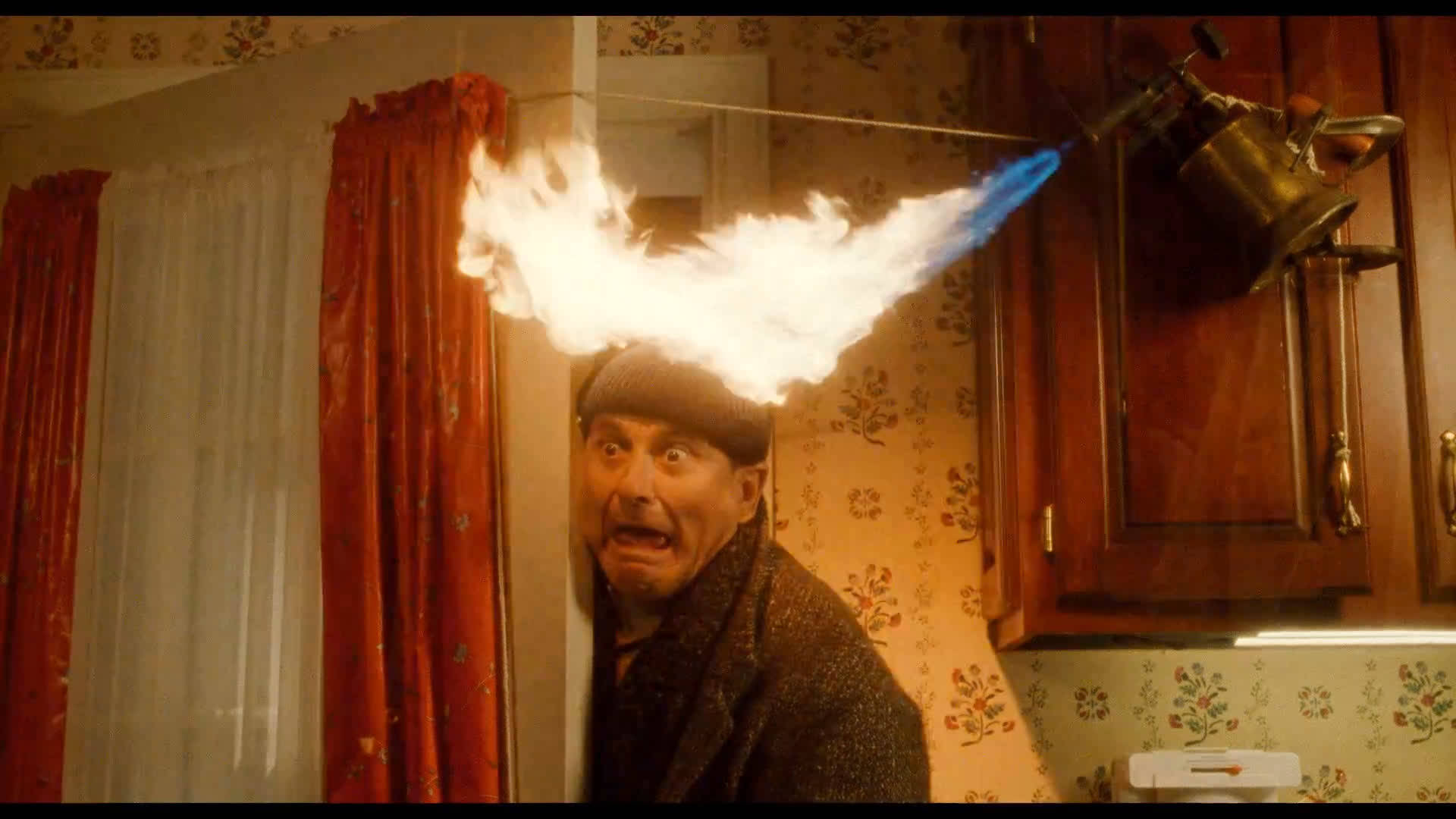Home Alone Blowtorch Background