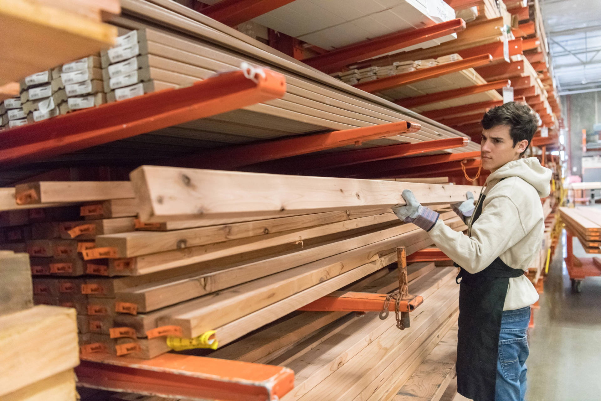 Home Depot Fixing The Wood Section Background