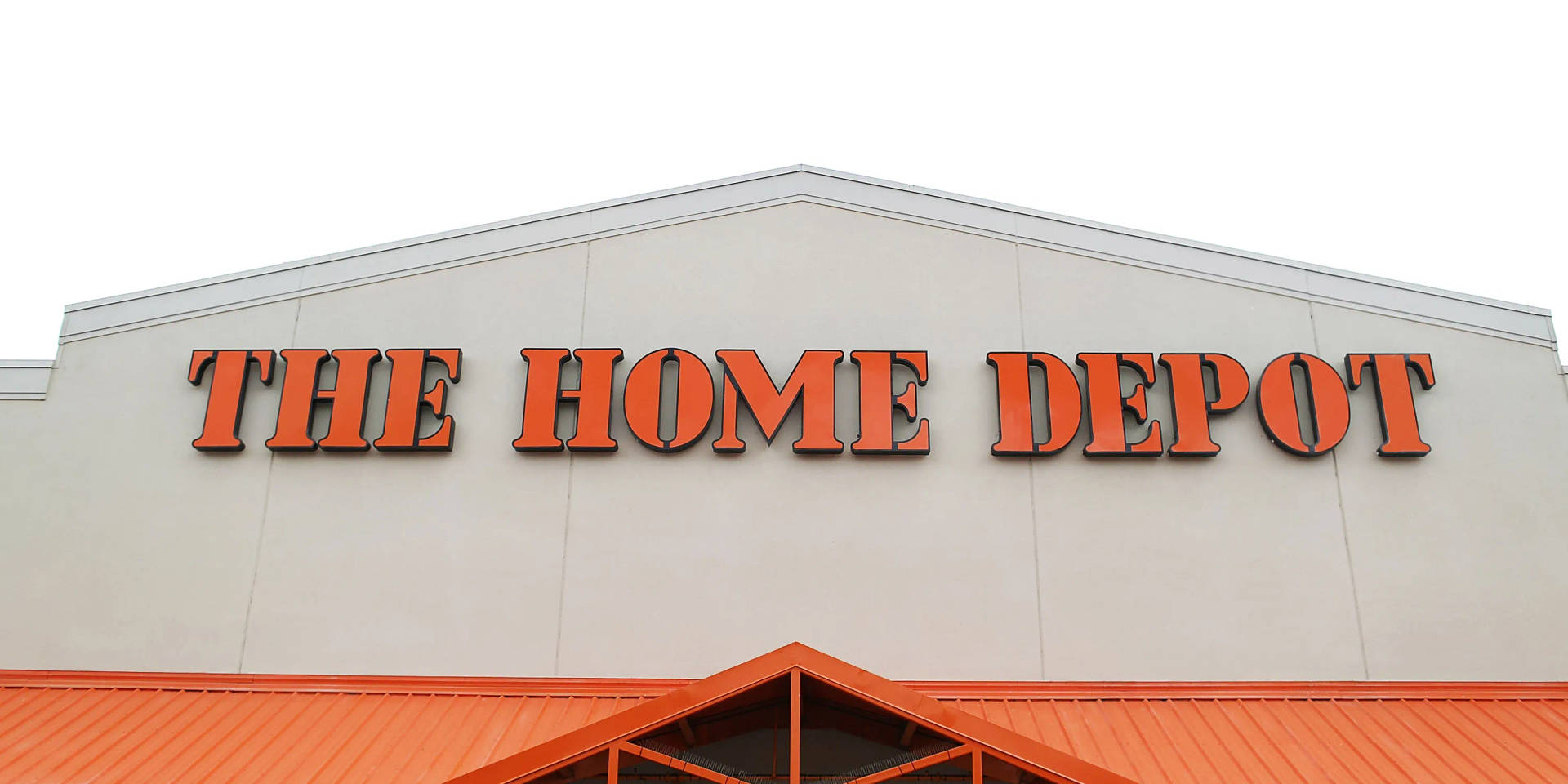 Home Depot Warehouse Sign Background