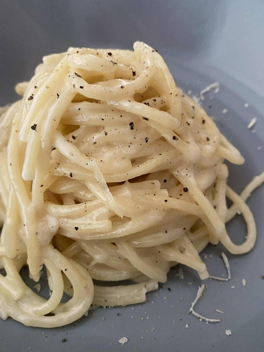 Home Made Cacio E Pepe Background