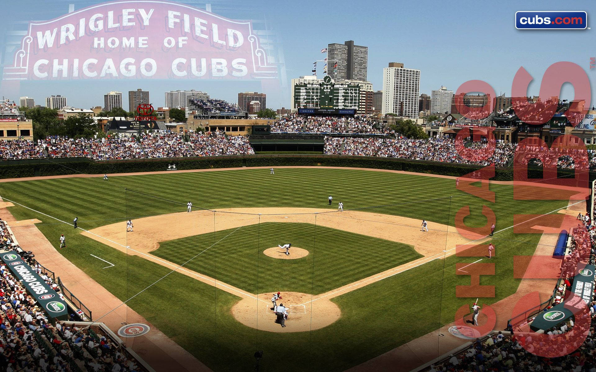 Home Of Chicago Cubs Background