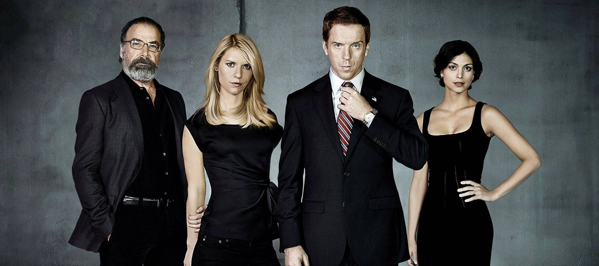 Homeland Agents In Black Suit Background