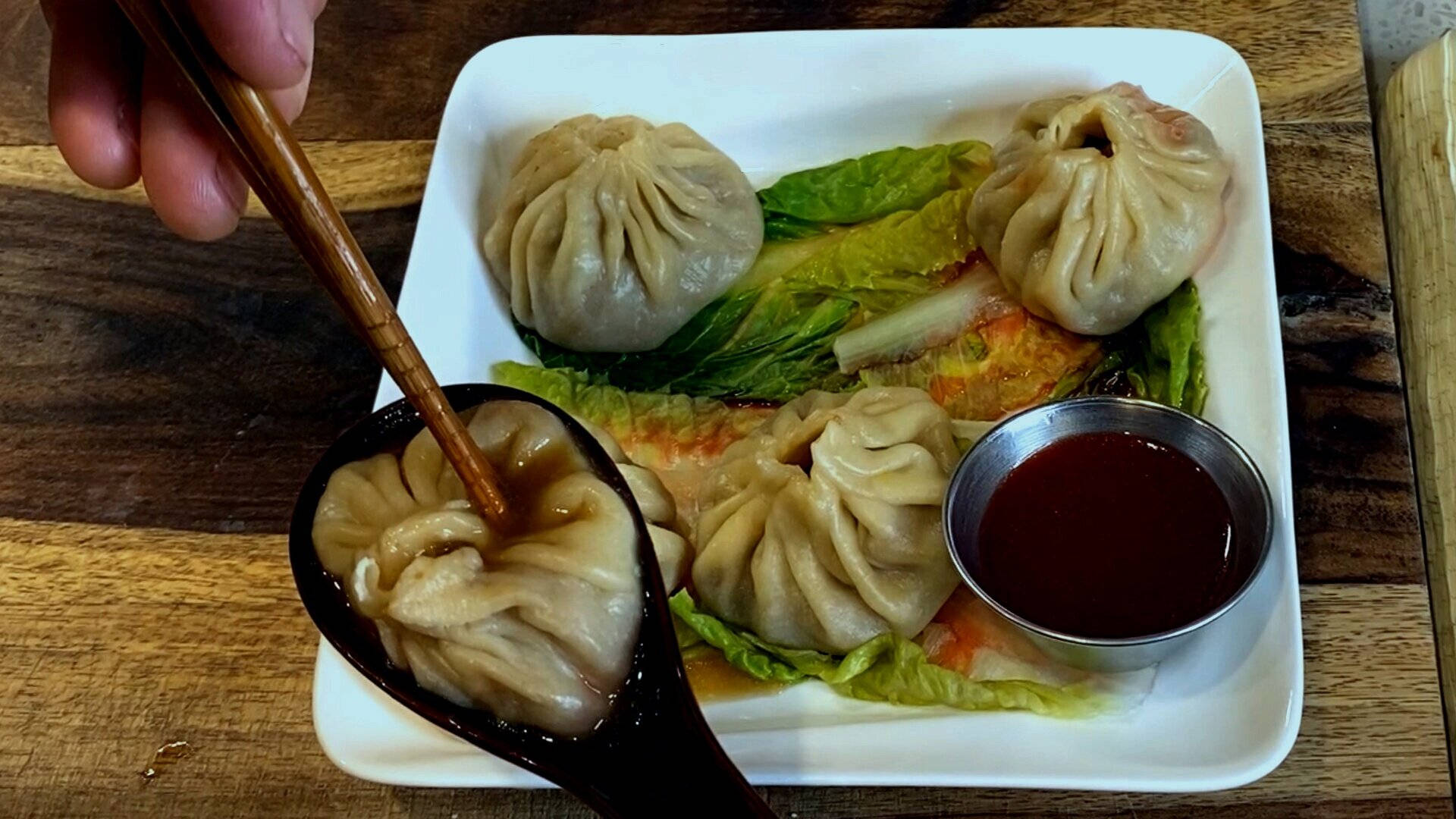 Homemade Chinese Xiaolongbao Dumpling Food Background