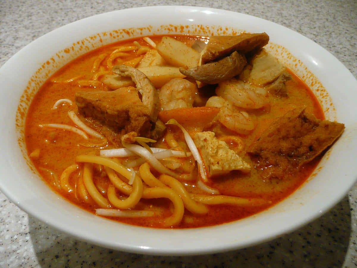 Homemade Curry Laksa