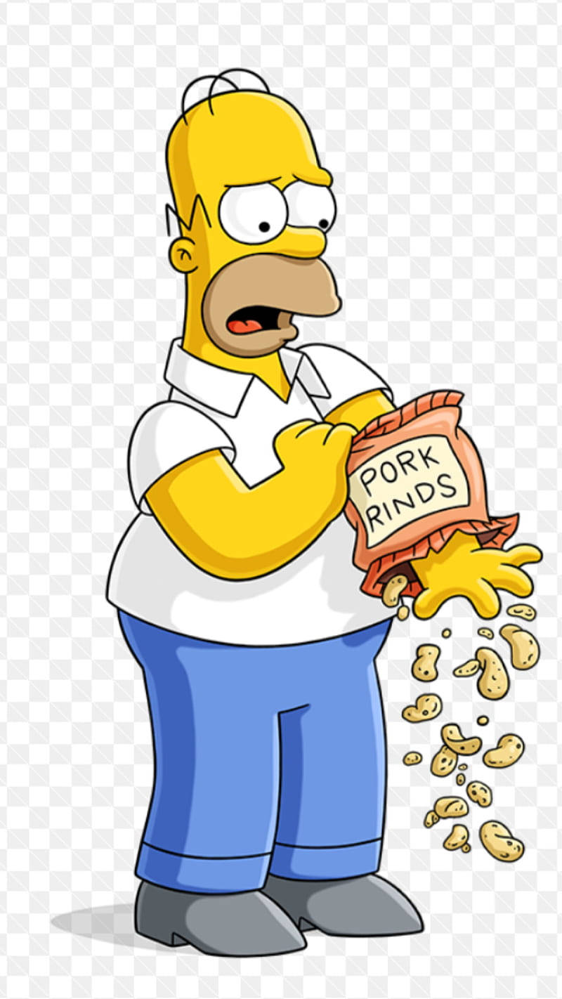 Homer Simpson Funny 800 X 1422 Background