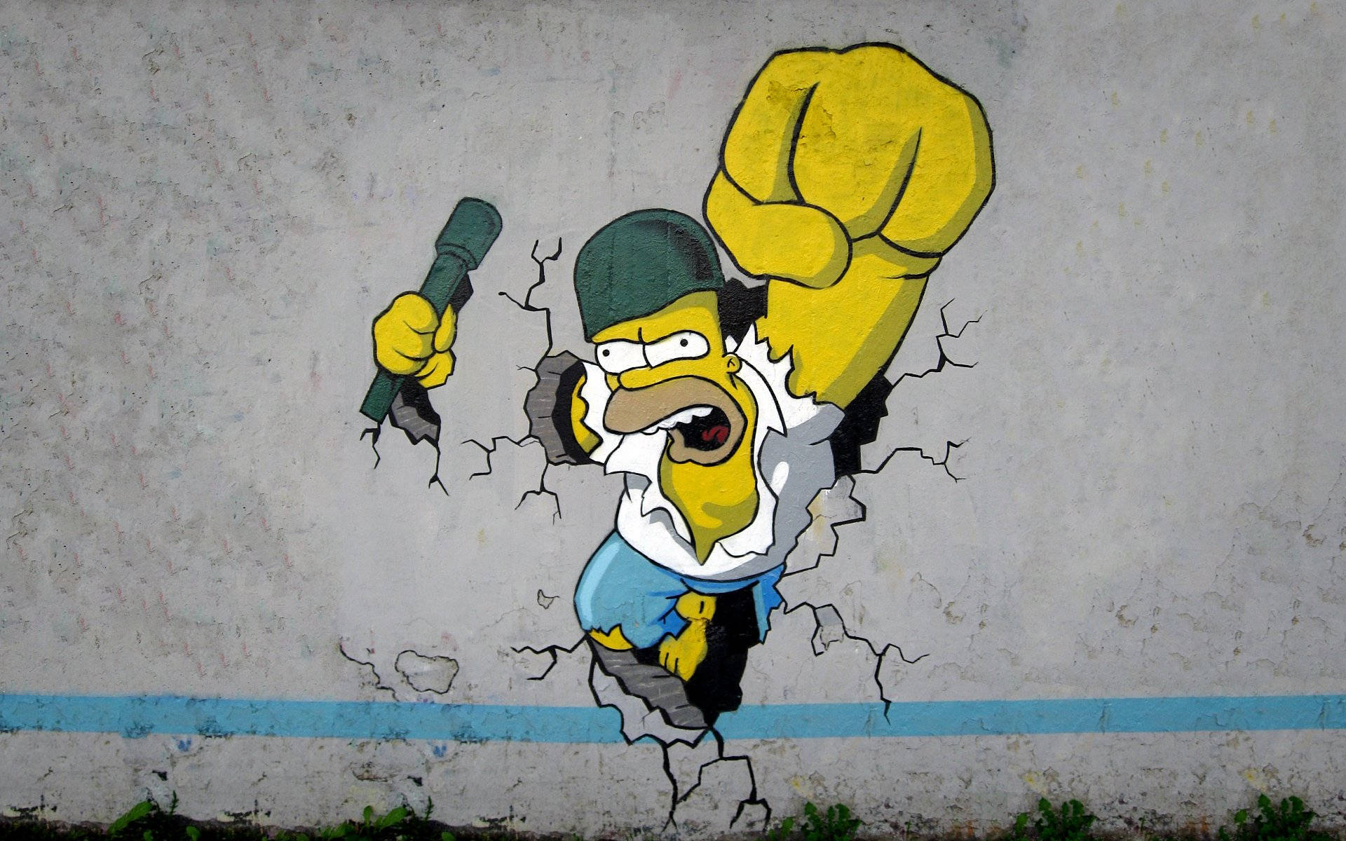 Homer Simpson Graffiti
