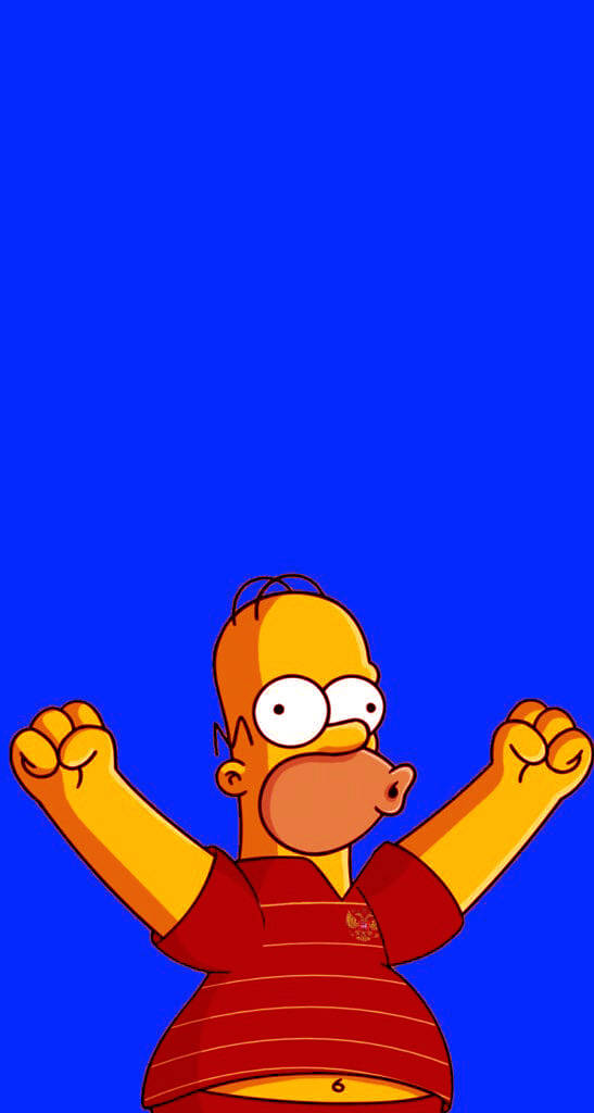 Homer Simpson Laughing Hysterically Background