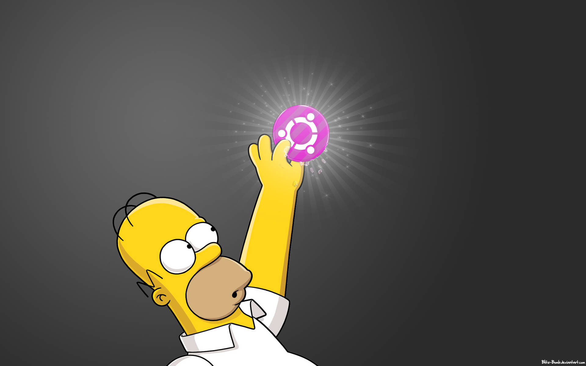 Homer Simpson Ubuntu Background