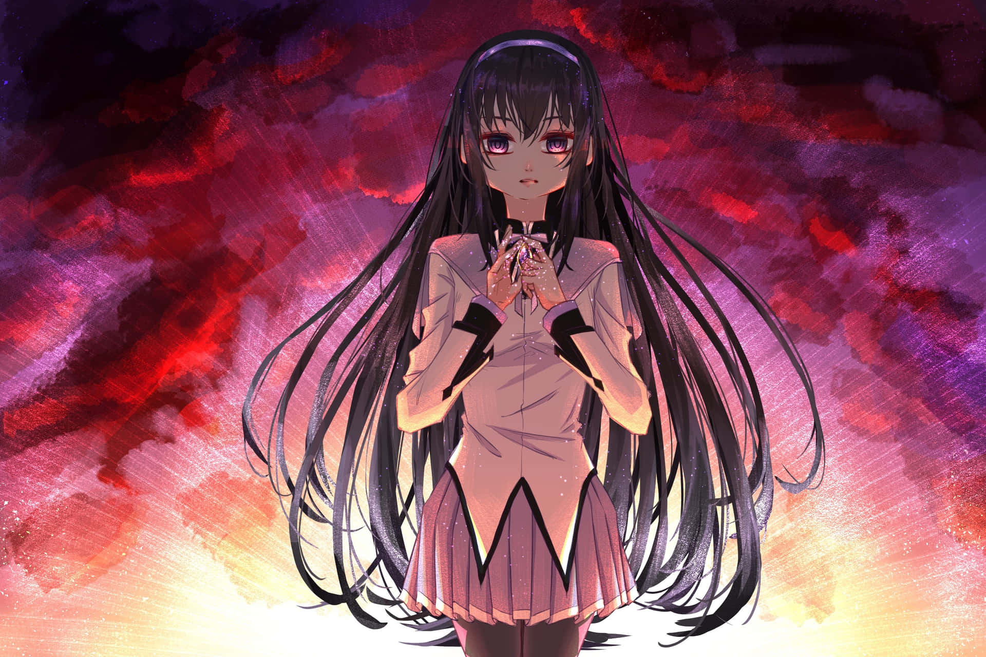 Homura Akemi From The Anime Series 