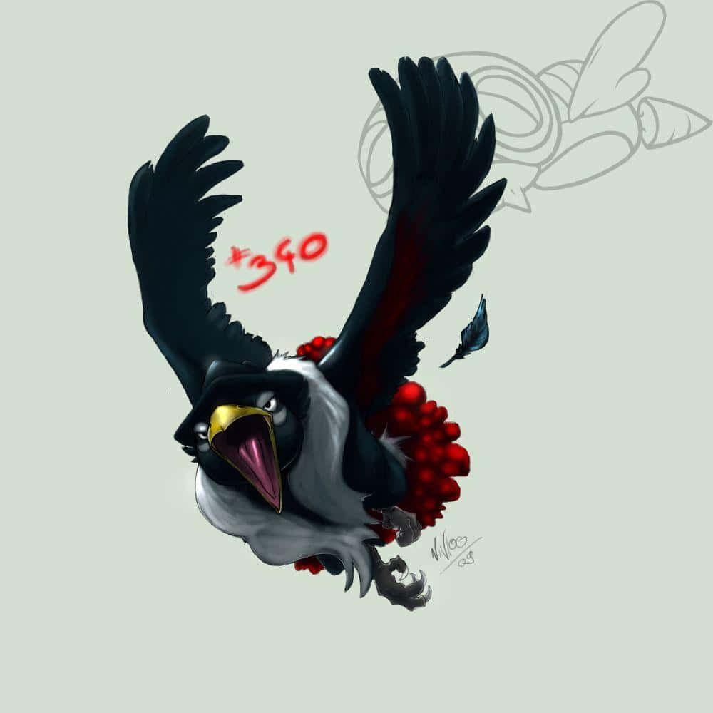 Honchkrow Pokemon Fanart Background