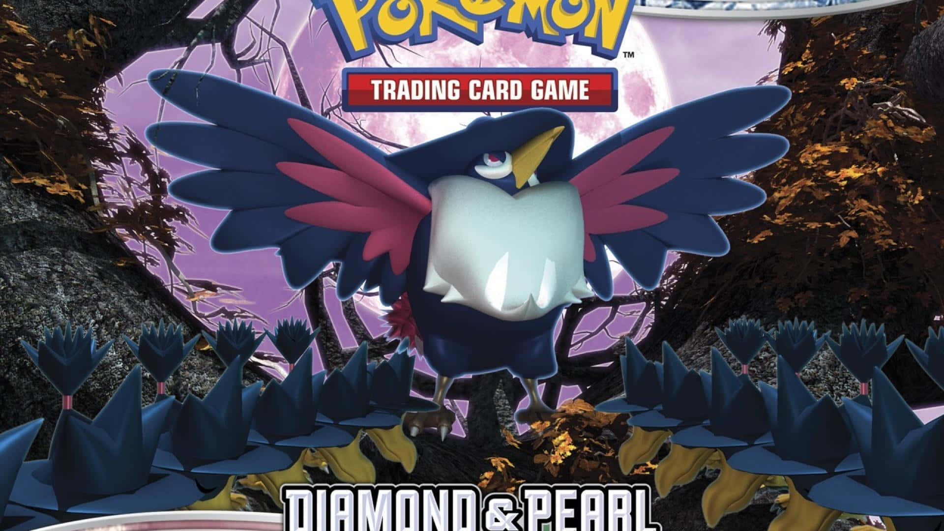 Honchkrow Pokemon Trading Card Game Background