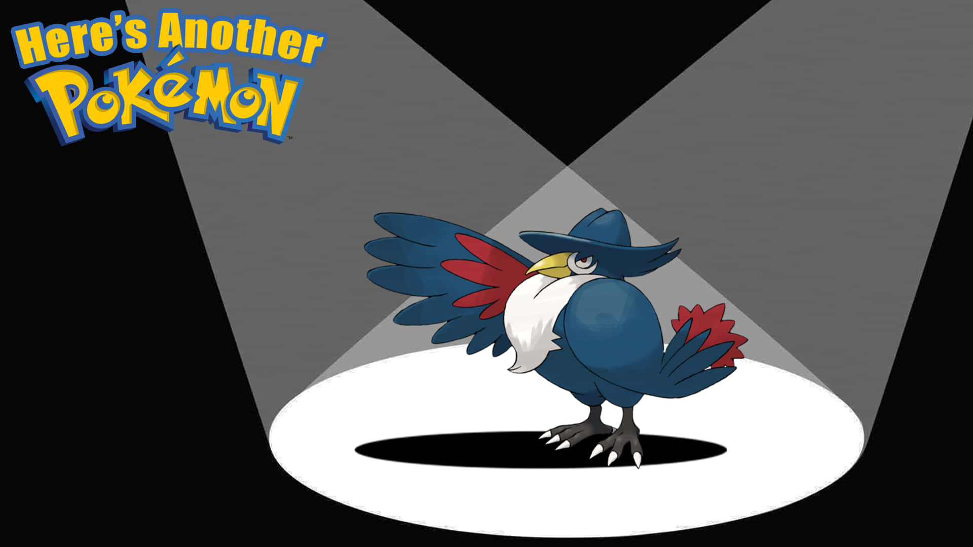Honchkrow Under Spotlight Background