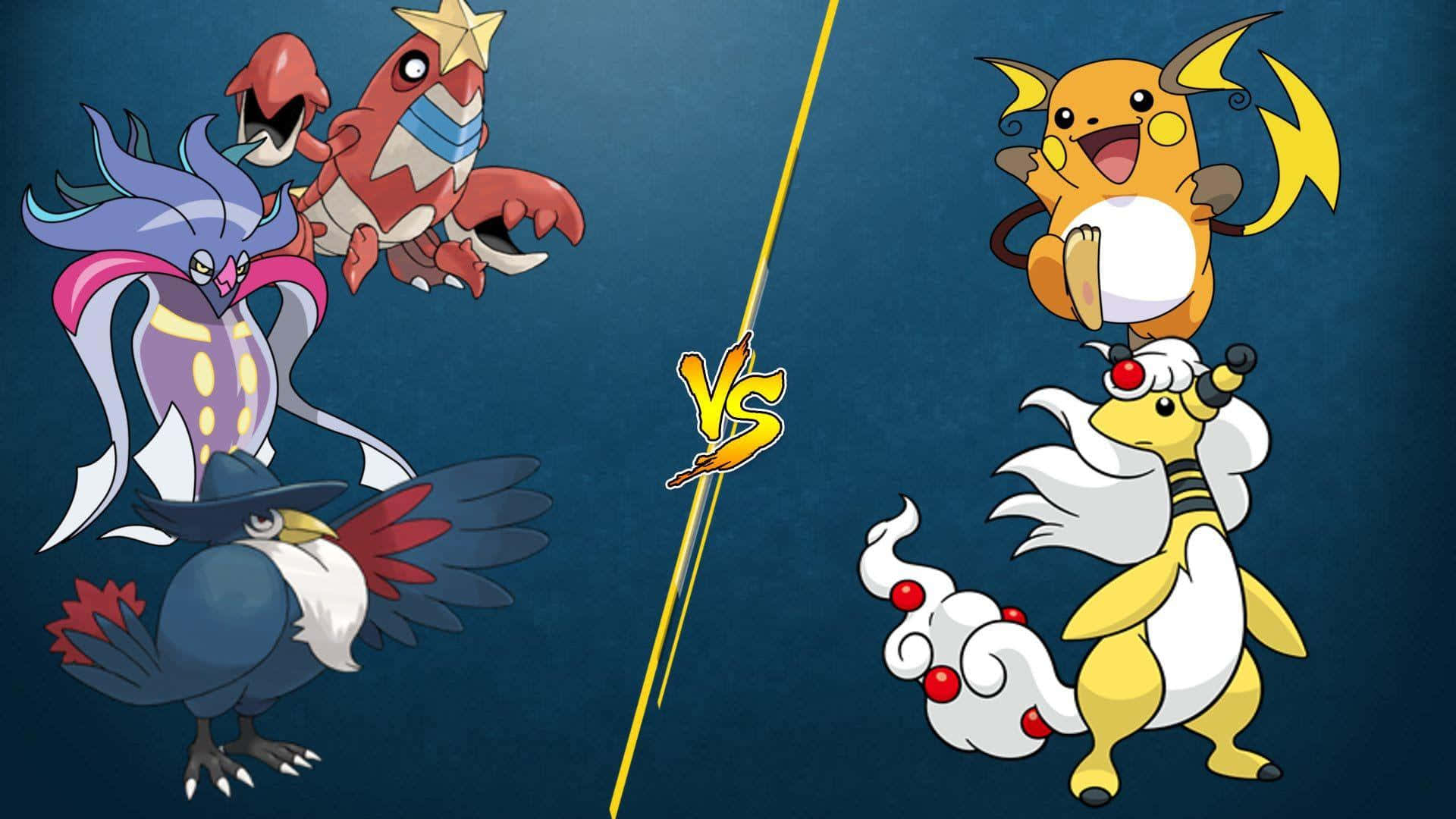 Honchkrow Vs Raichu Background