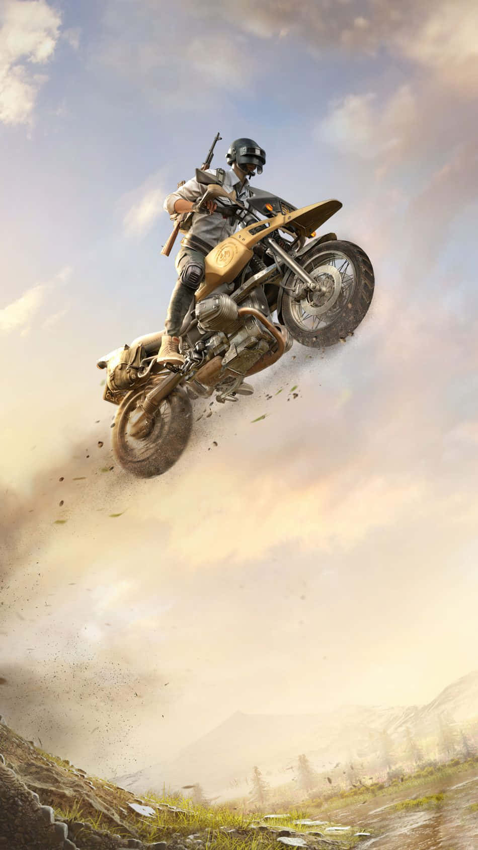 Honda Dirt Bike Pubg Phone Background